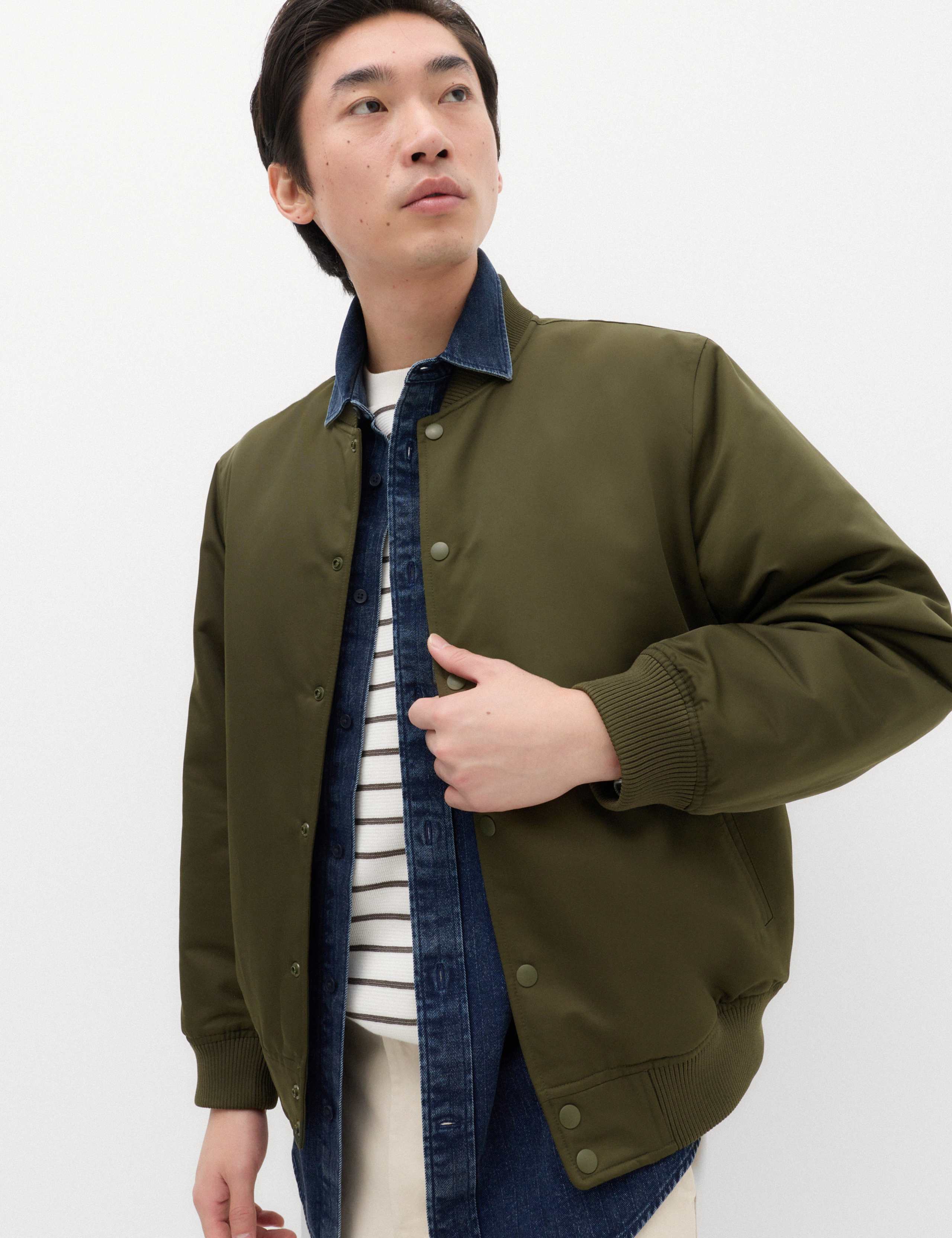 Satin Bomber Jacket