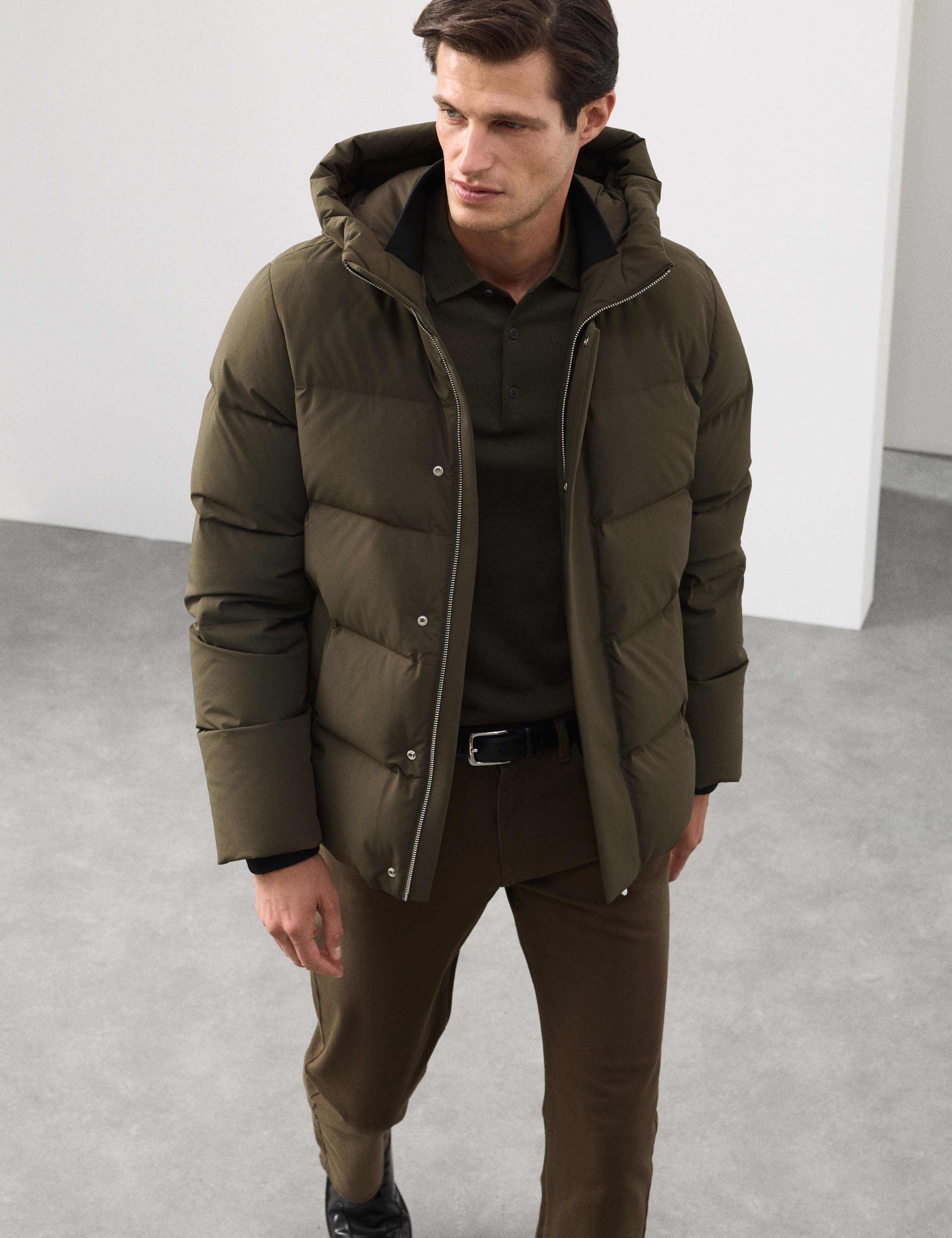 Feather & Down Puffer Jacket with Stormwear™