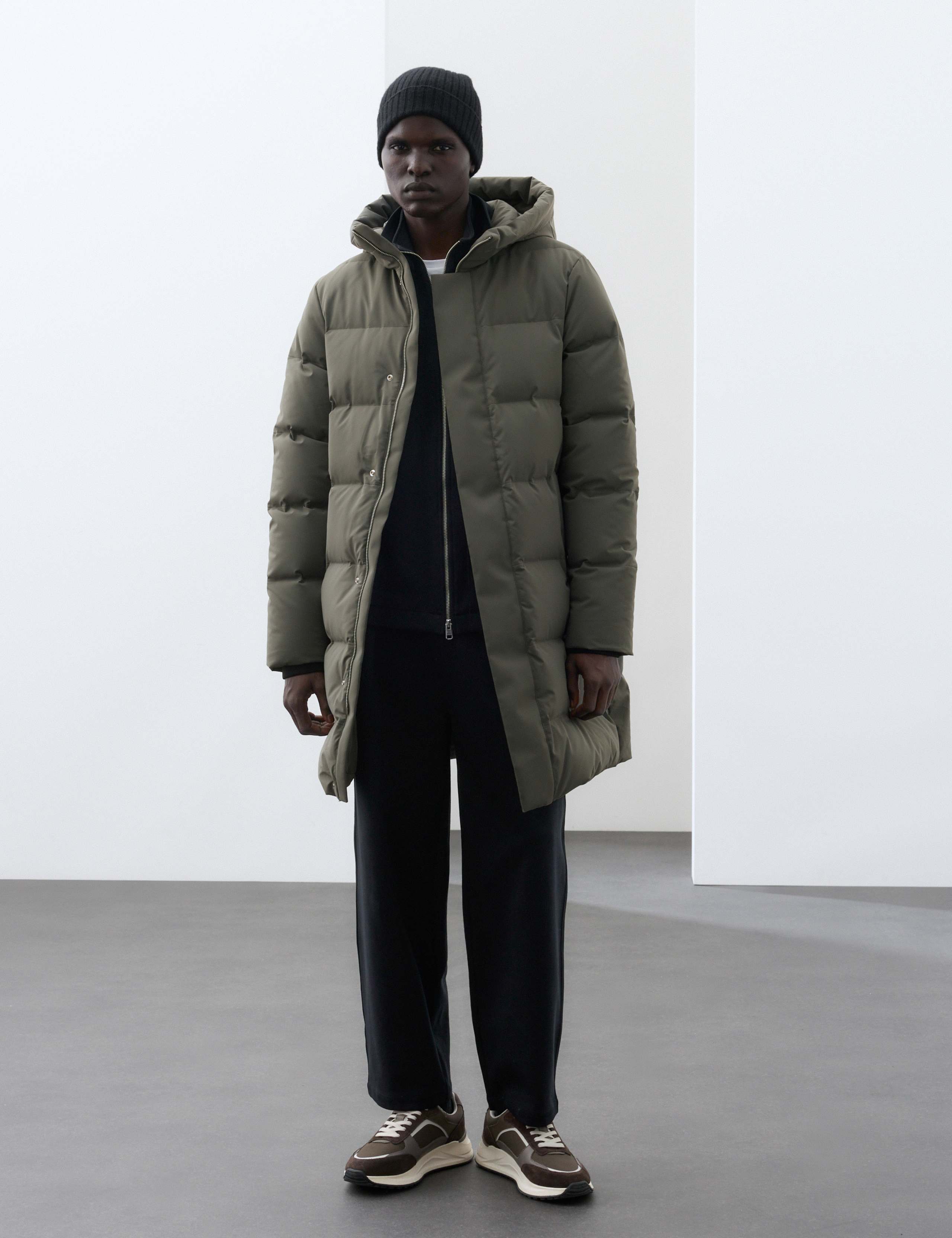 Feather and Down Puffer Jacket with Stormwear™