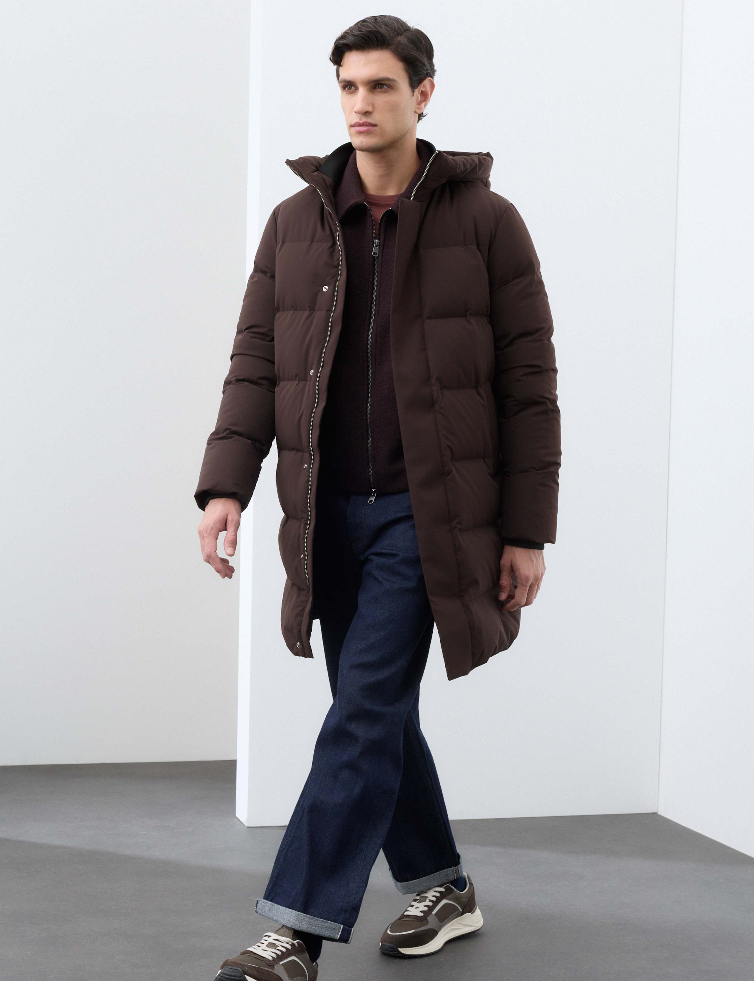Feather and Down Puffer Jacket with Stormwear™