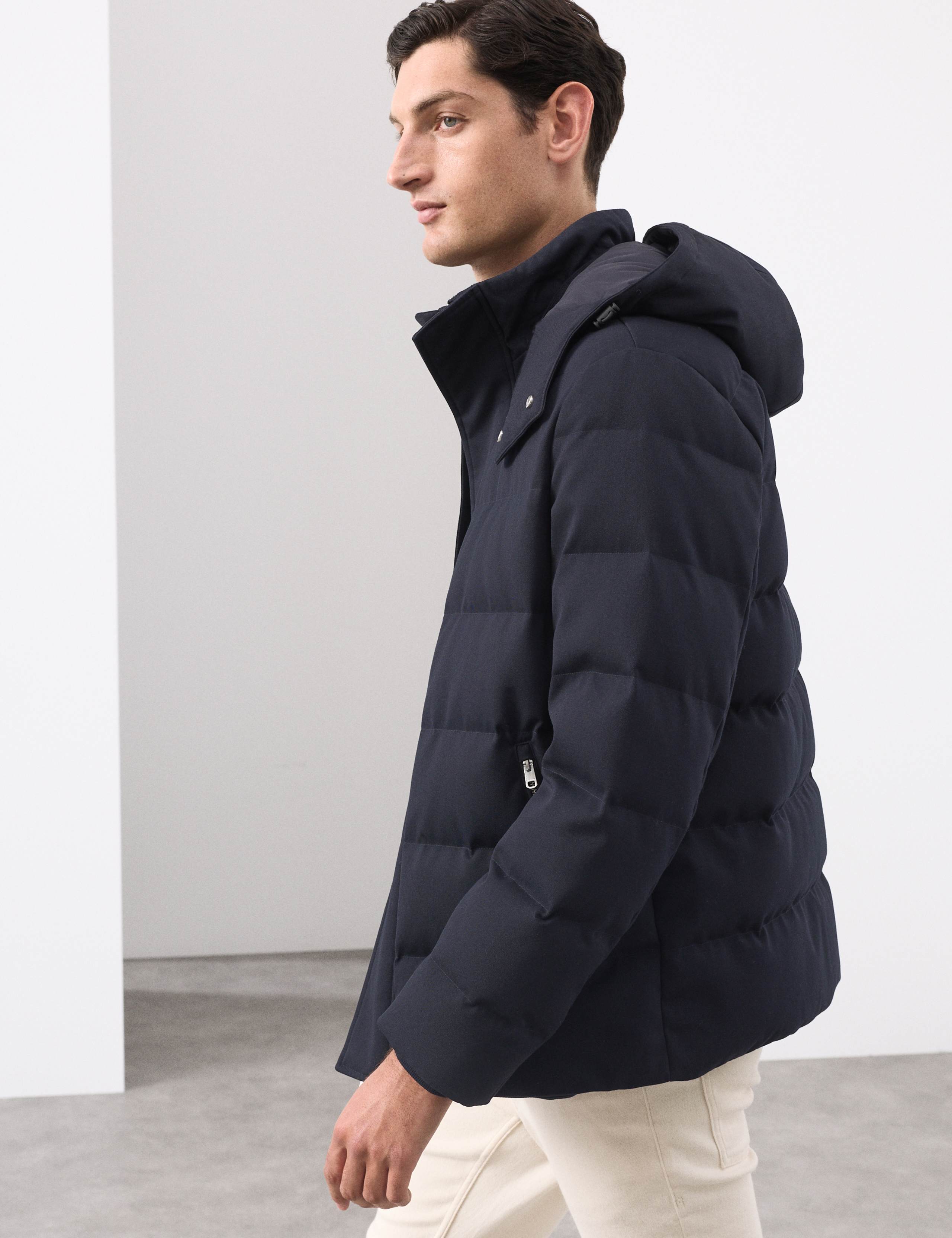 Feather & Down Puffer Jacket with Stormwear™ Plus