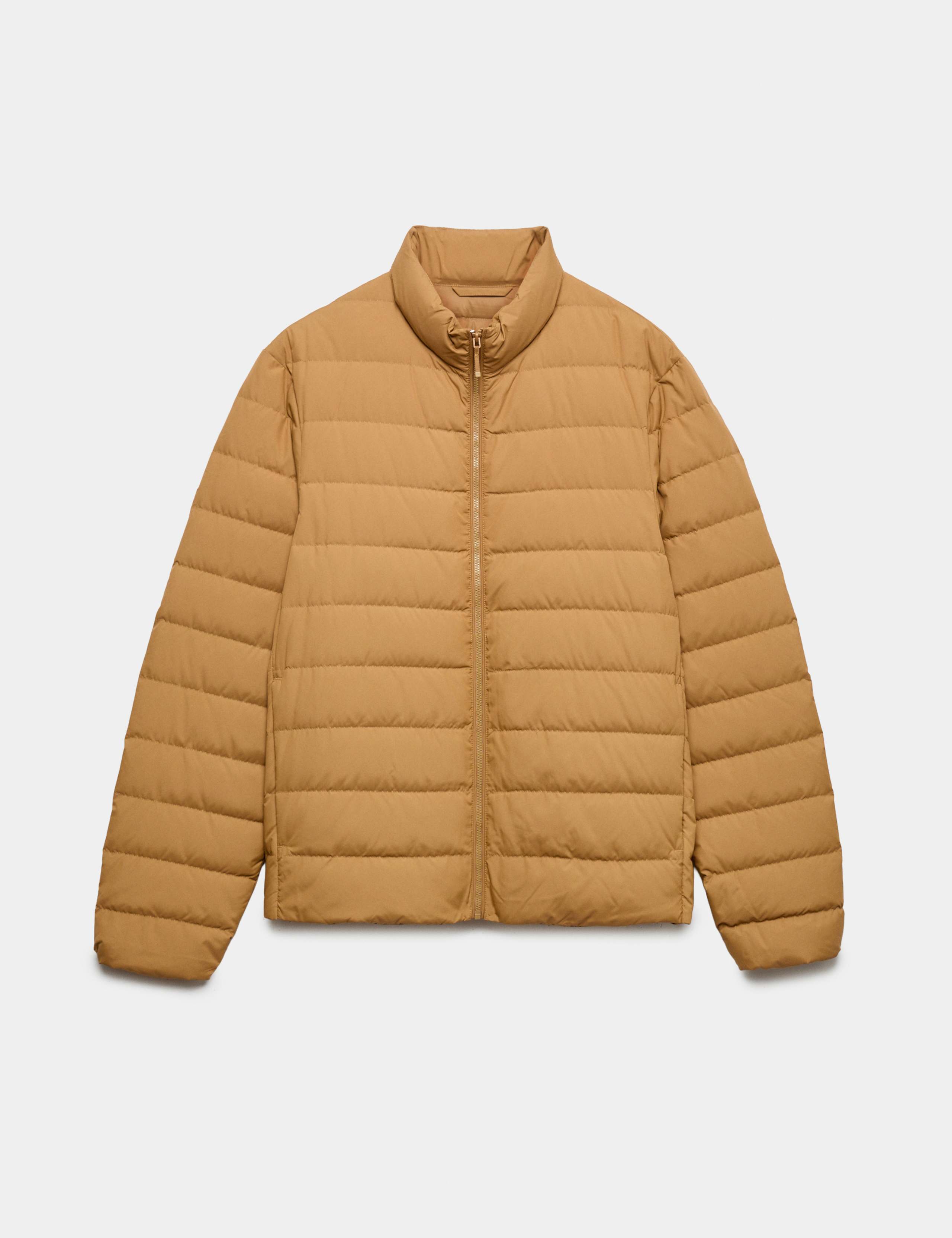 Feather and Down Packaway Puffer Jacket