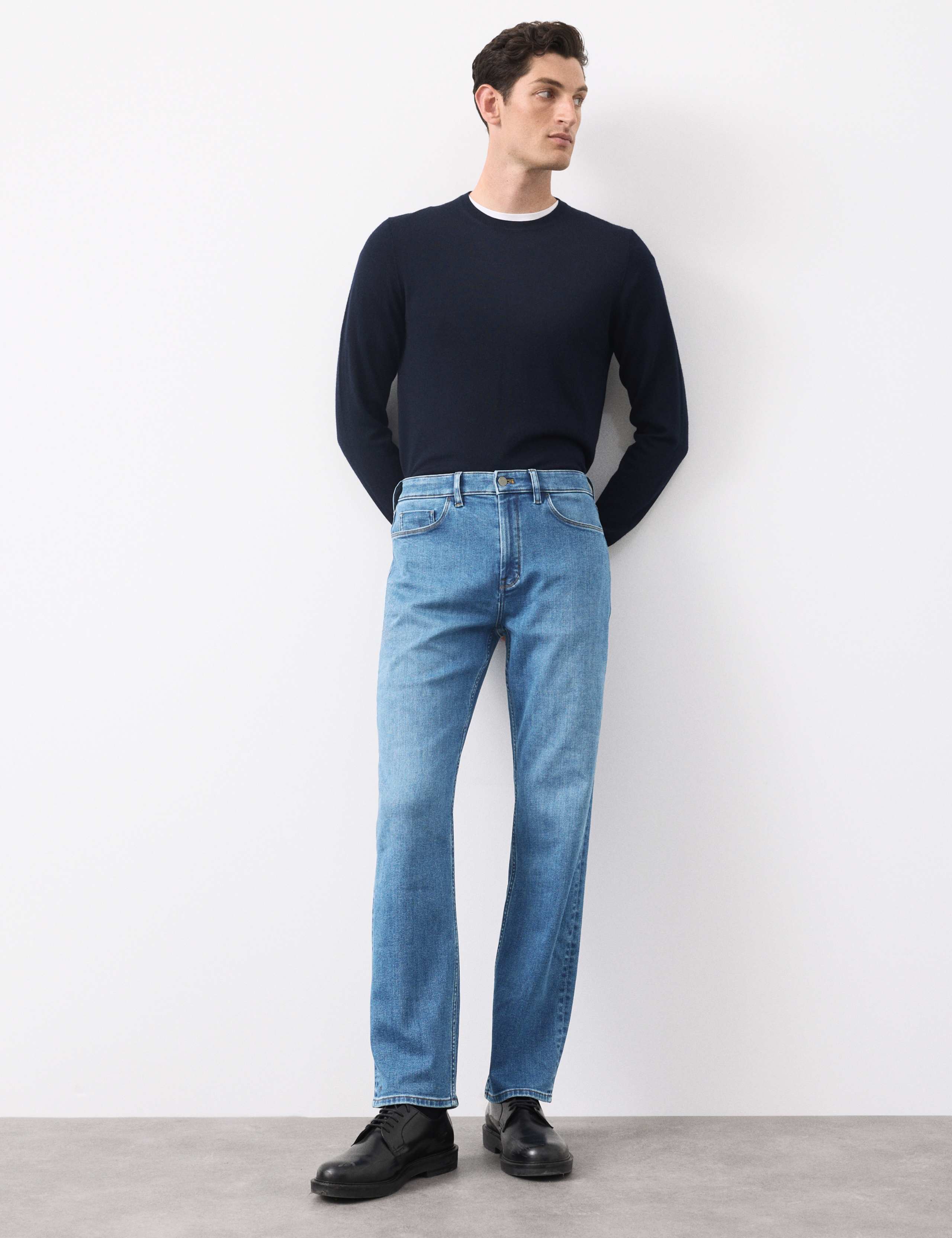 Italian Soft Touch Straight Fit Jeans