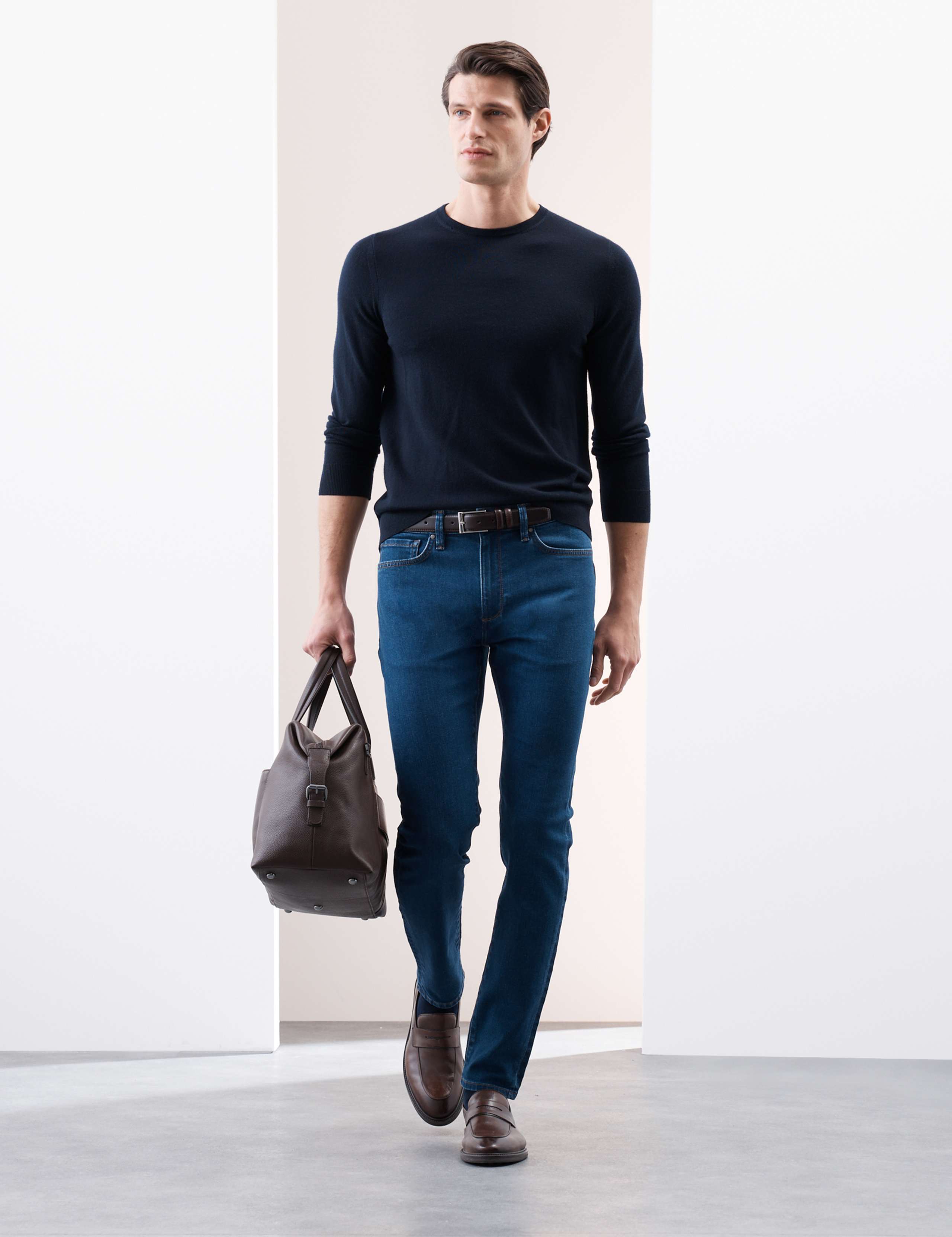 Slim Fit Soft Touch 5 Pocket Jeans