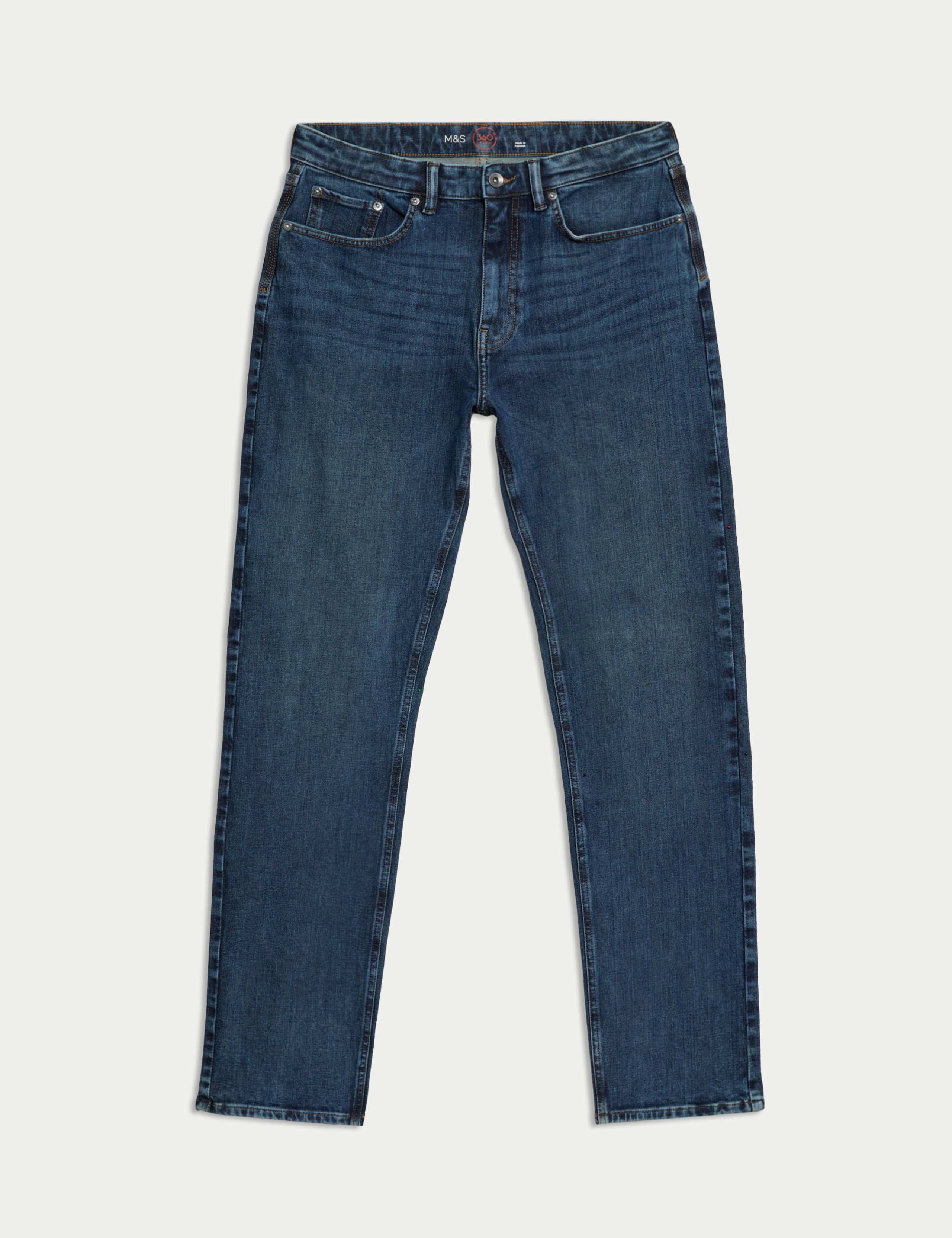 Straight Fit 360 Flex Stretch Jeans