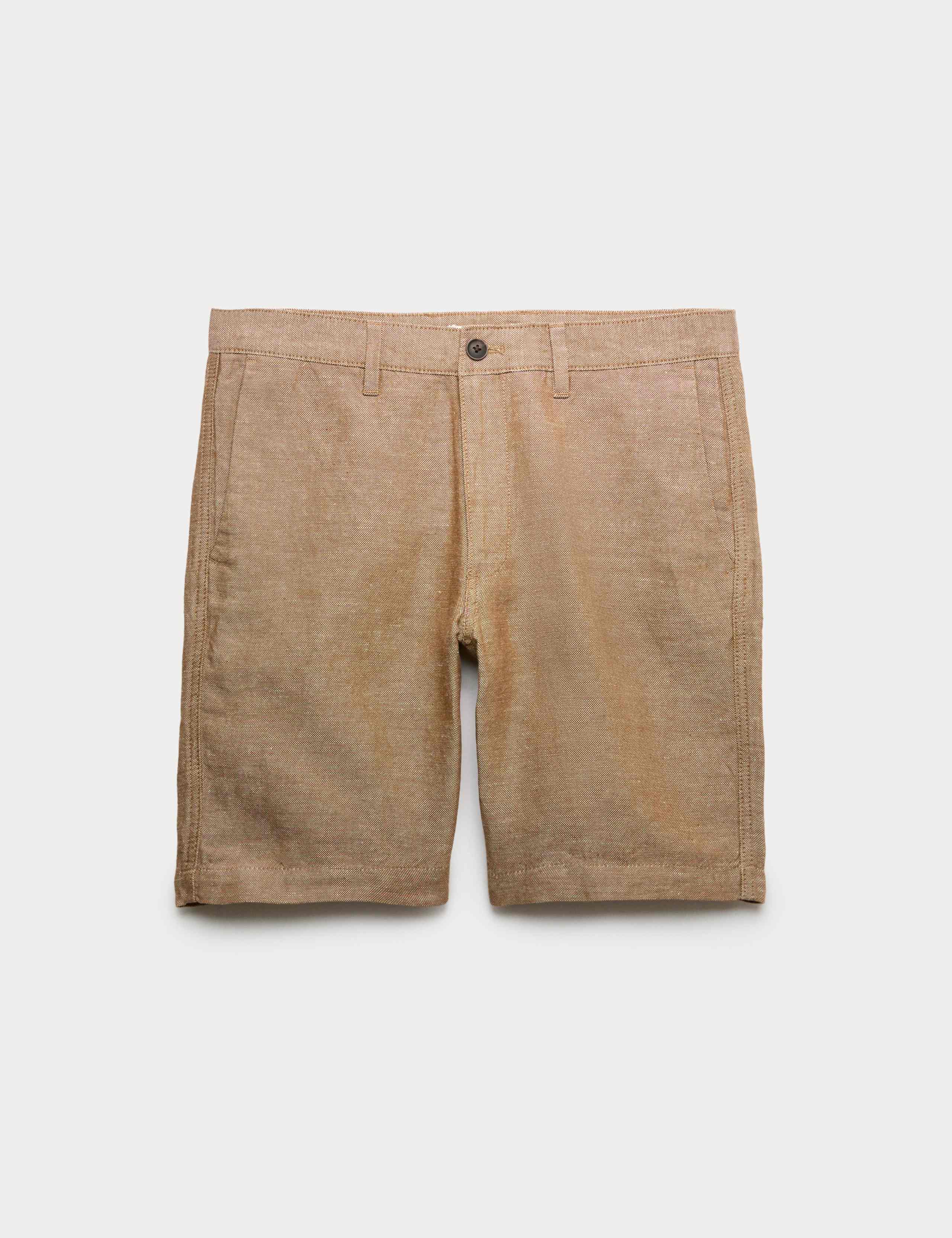 Linen Blend Chino Shorts