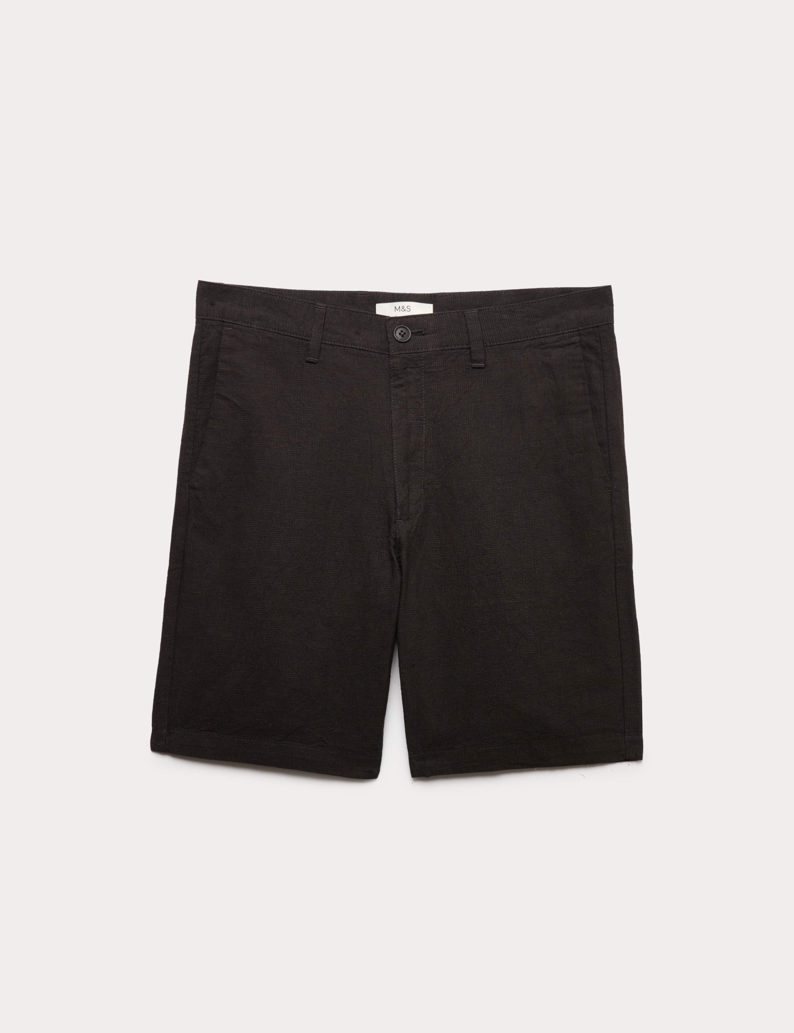 Linen Blend Chino Shorts