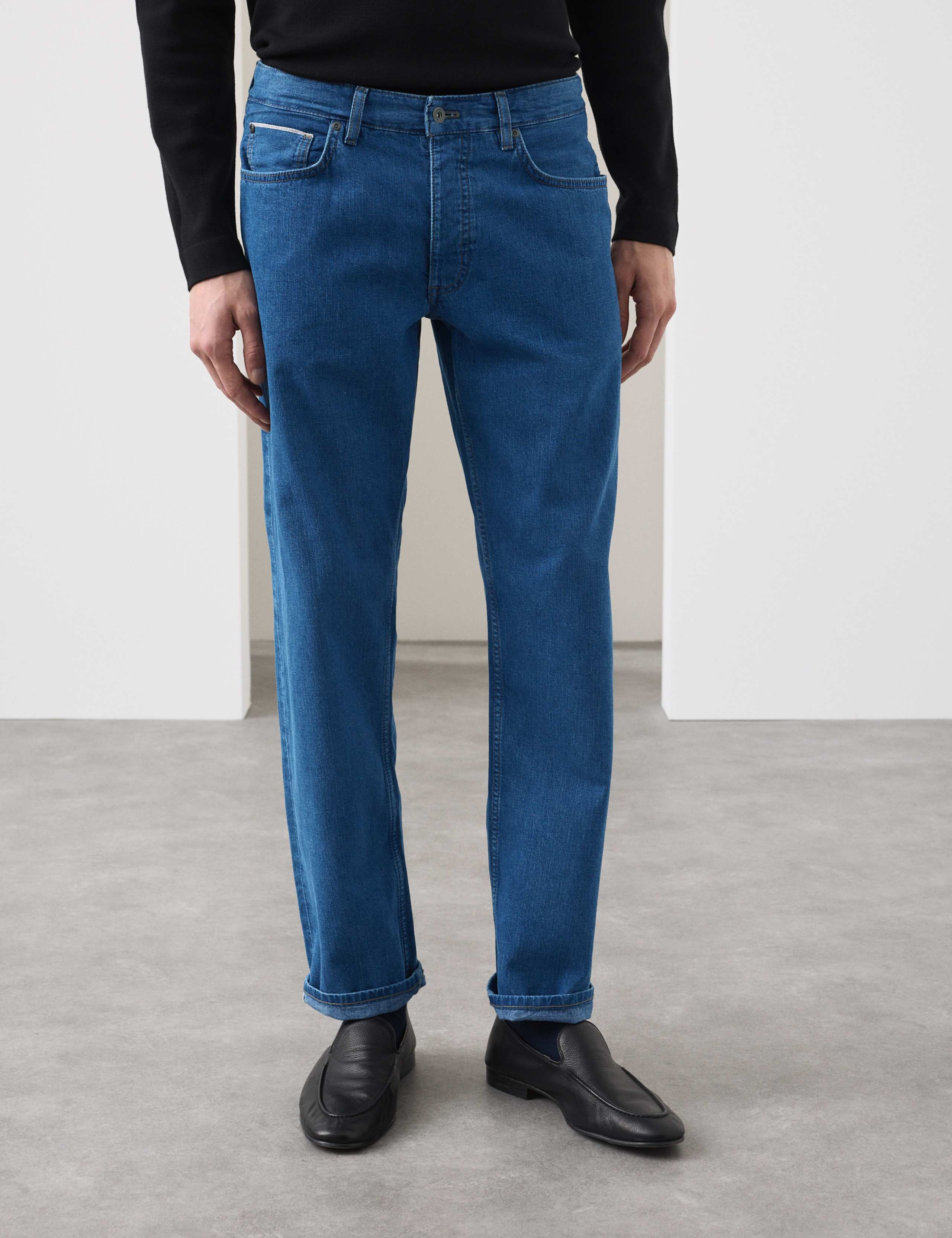Straight Fit Lightweight Selvedge Jeans