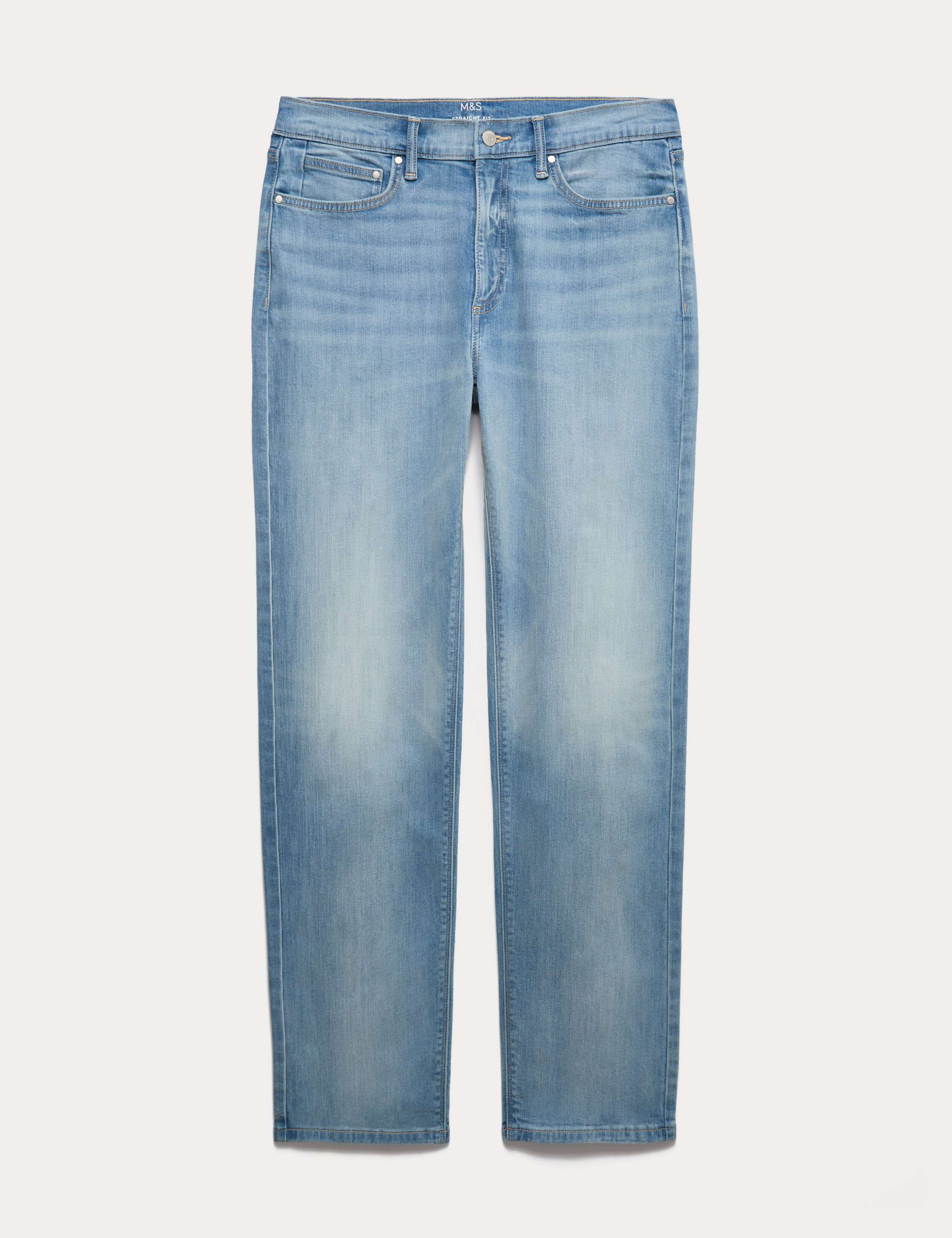 Straight Fit Stretch Jeans