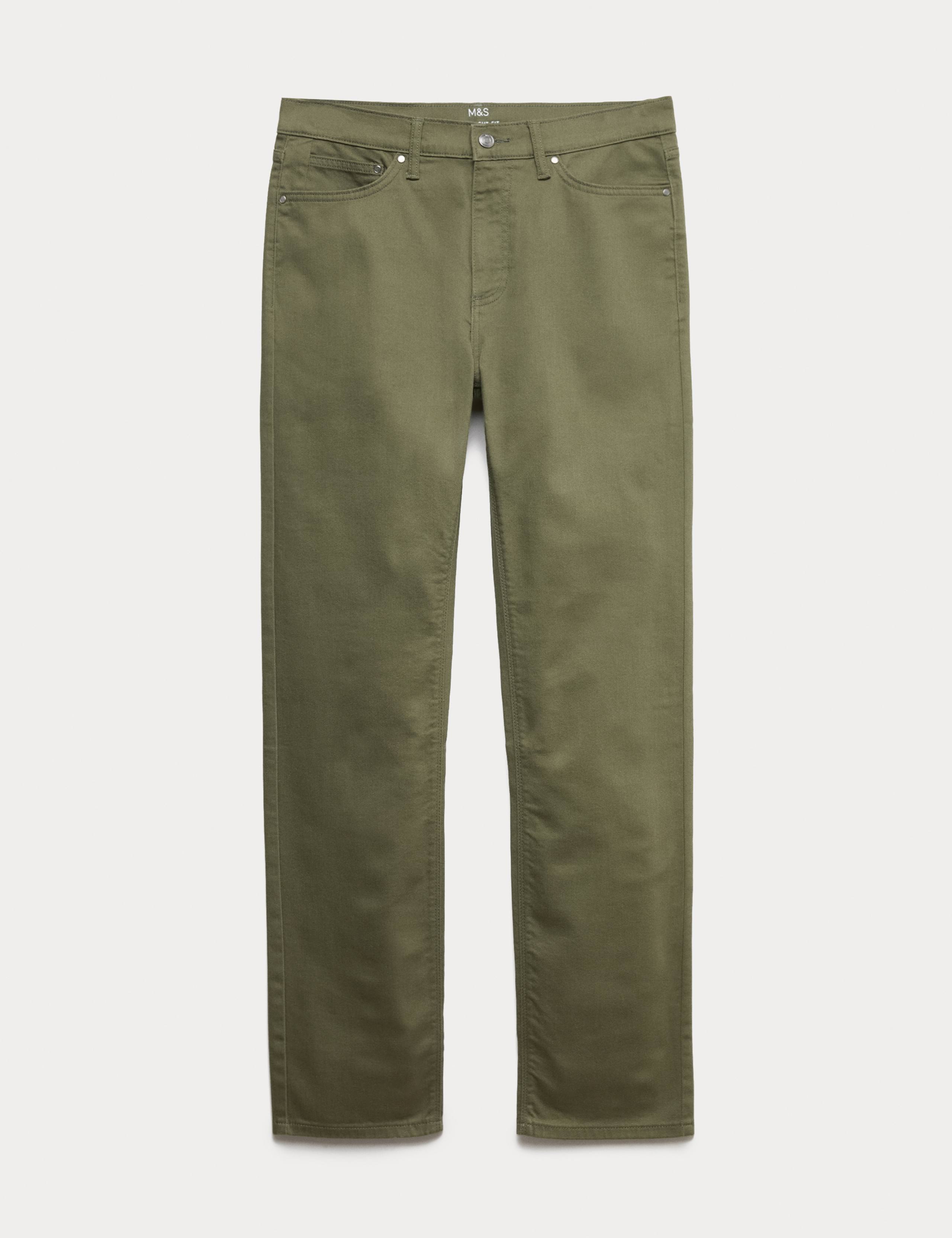 Straight Fit Stretch Jeans