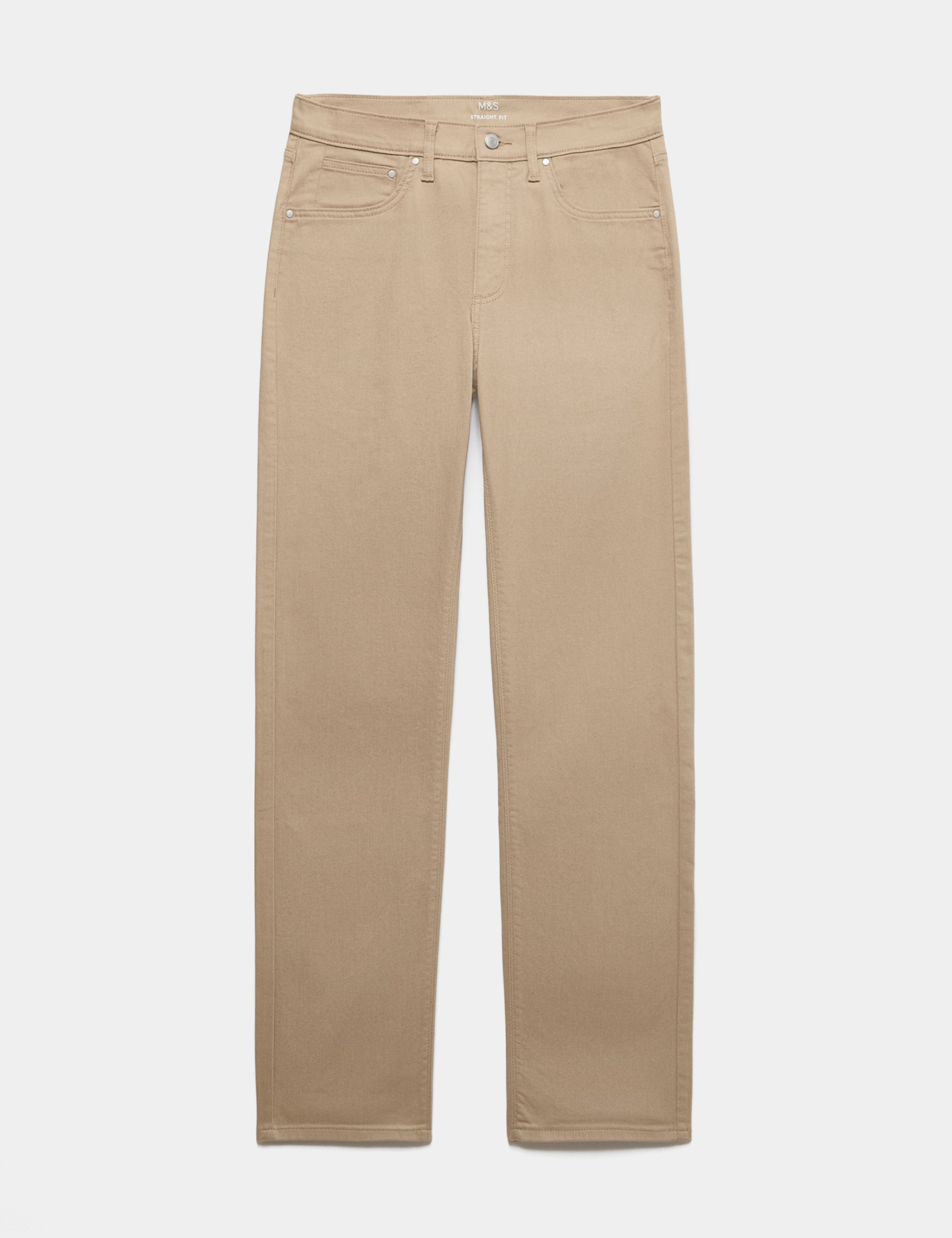 Straight Fit Stretch Jeans