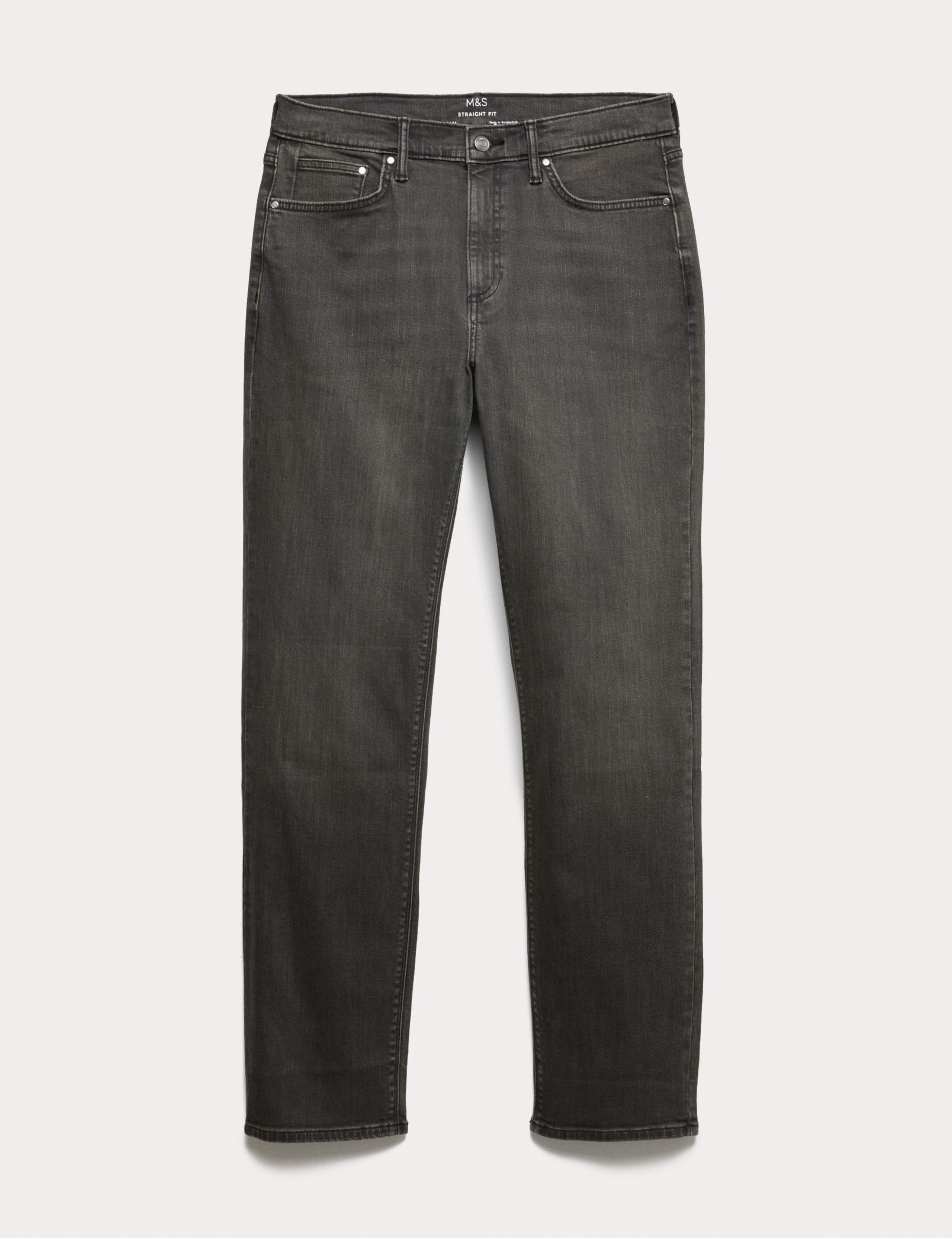 Straight Fit Stretch Jeans