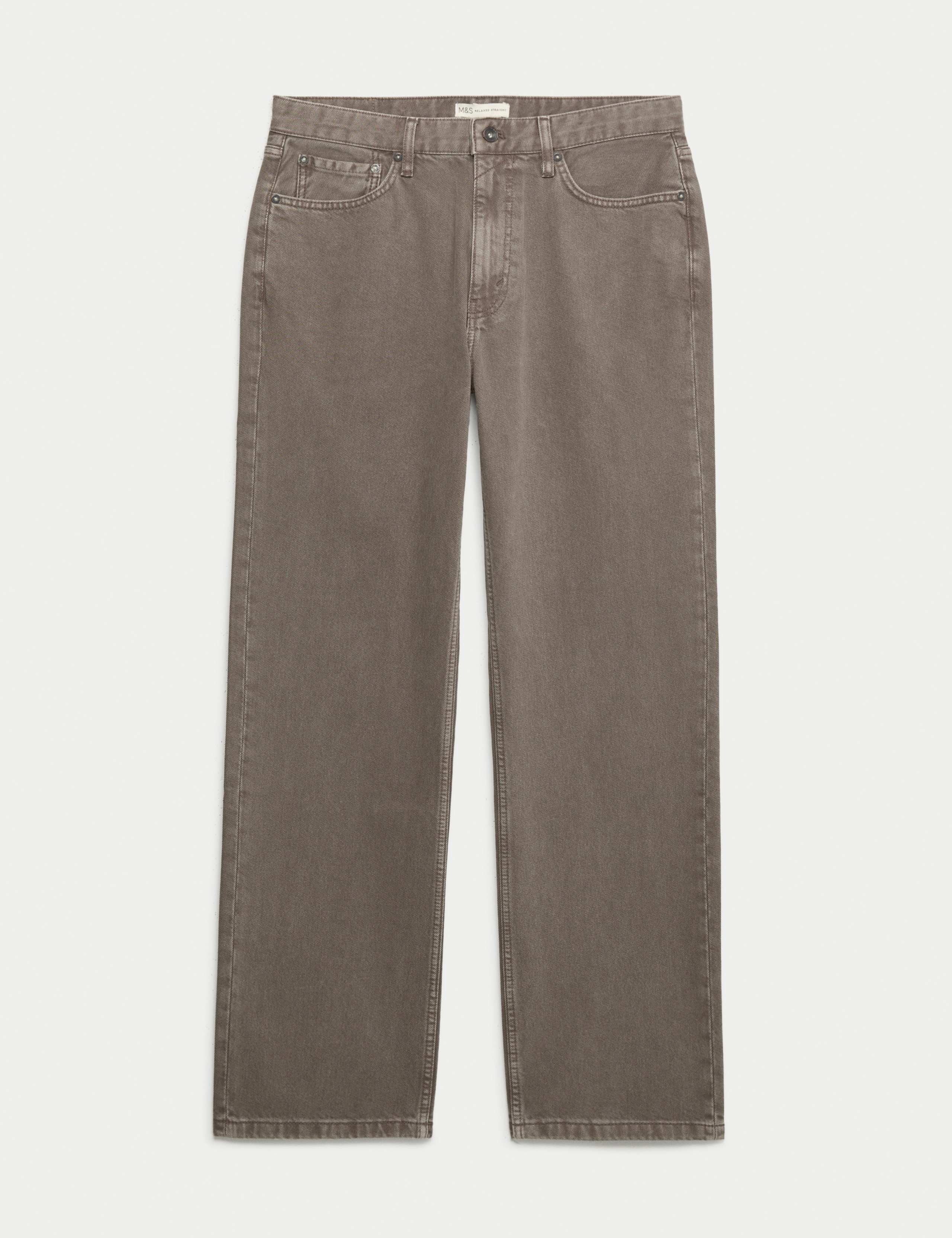 Authentic Relaxed Straight Fit Jeans
