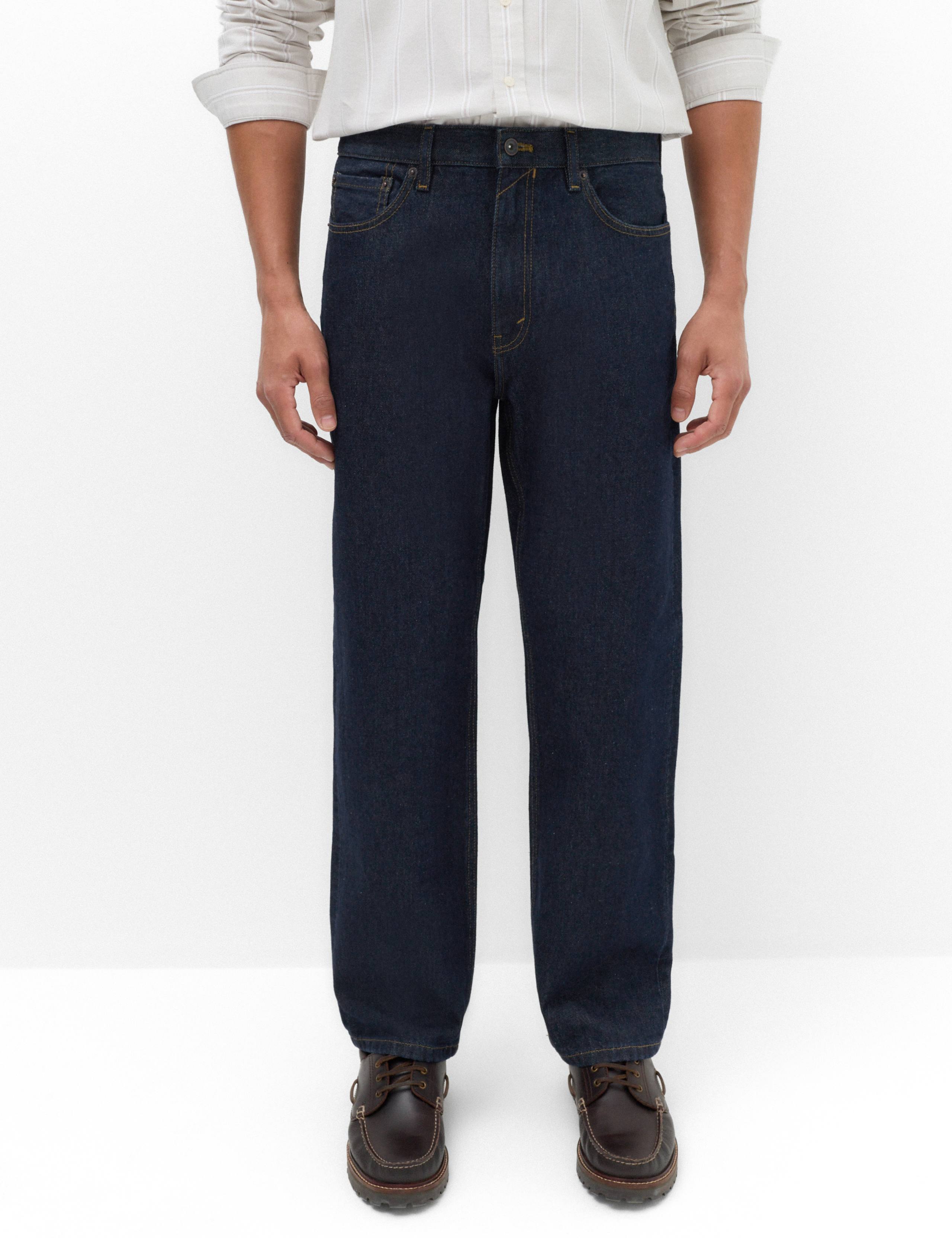 Authentic Relaxed Straight Fit Rigid Jeans