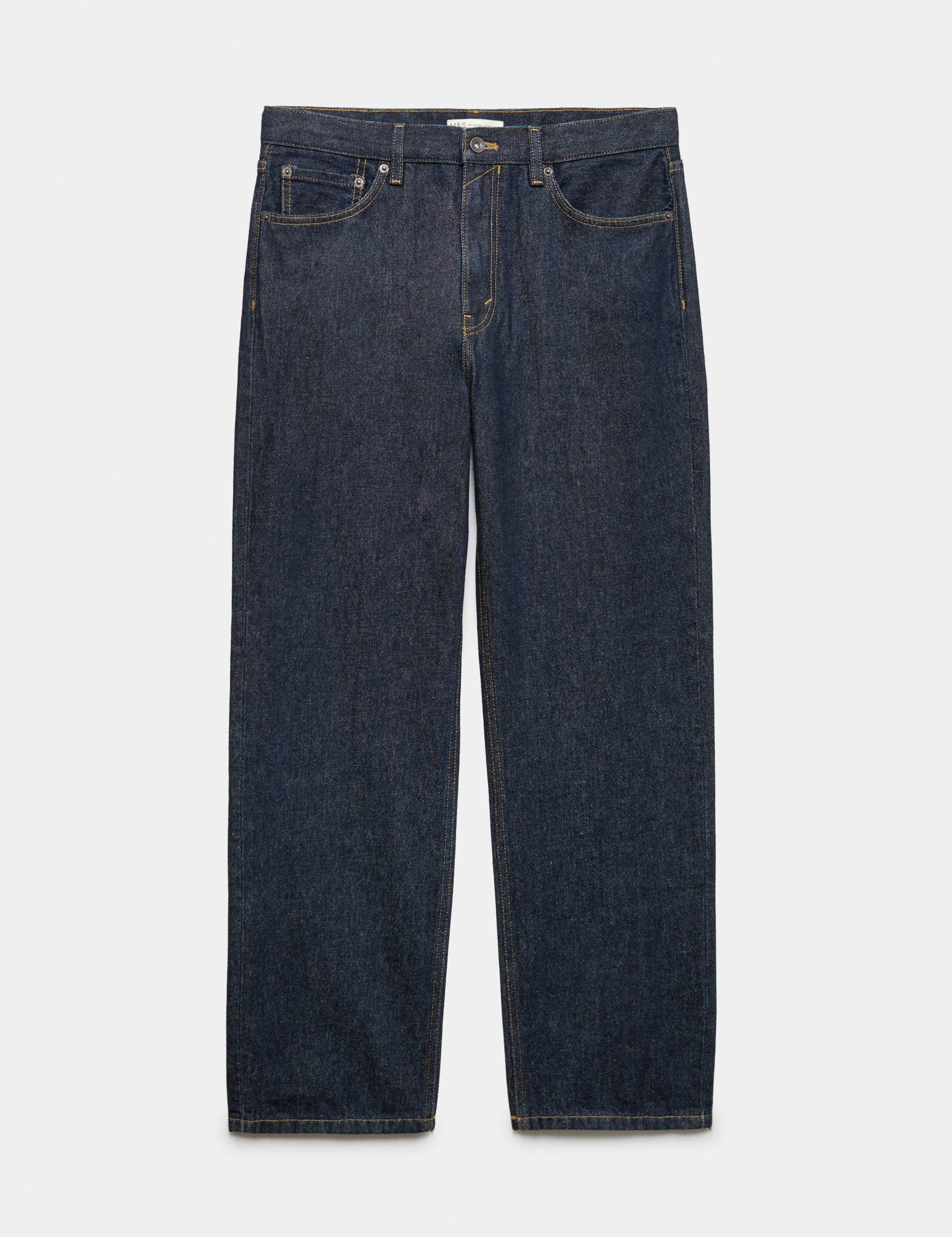 Authentic Relaxed Straight Fit Rigid Jeans