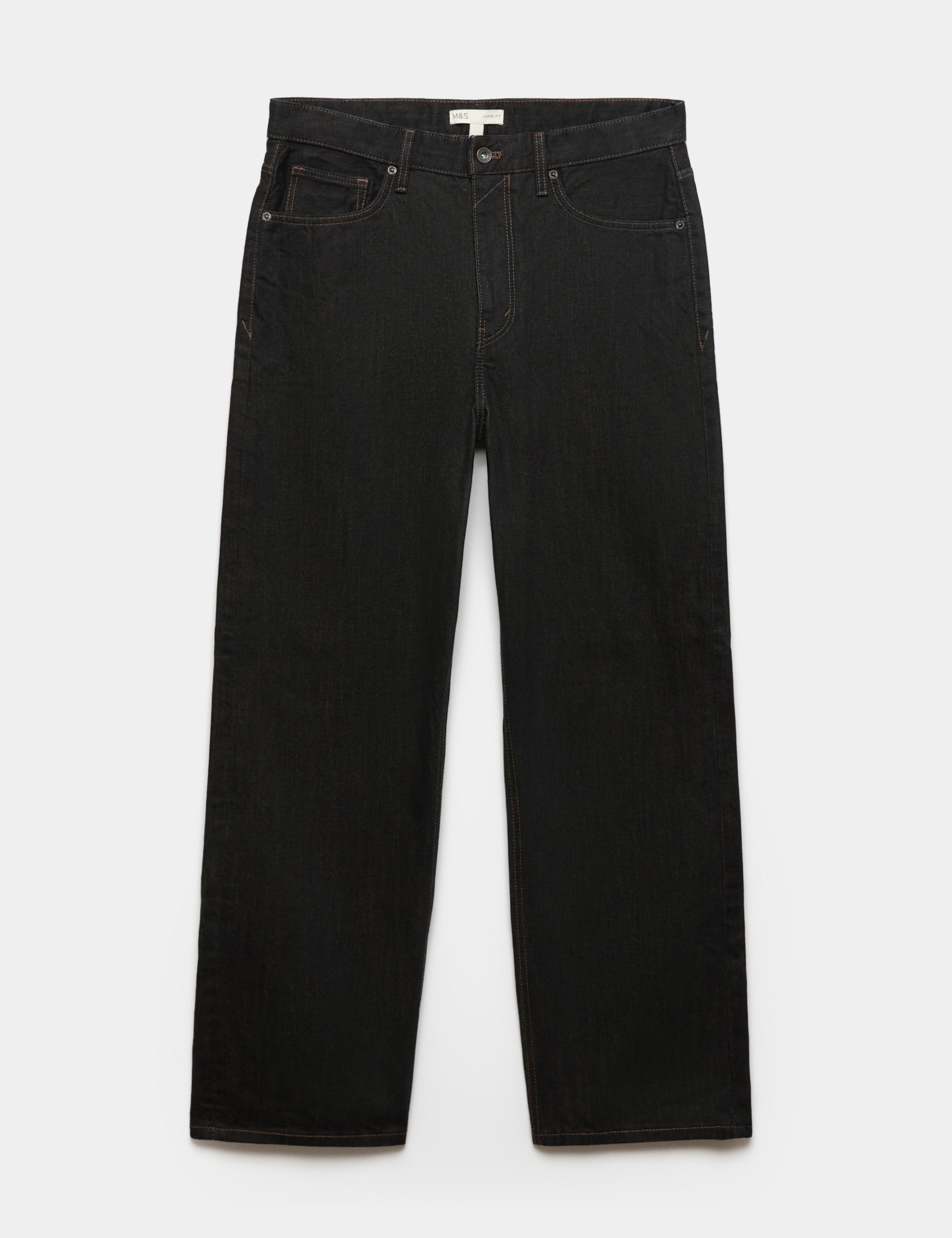 Authentic Loose Fit Rigid Denim Jeans