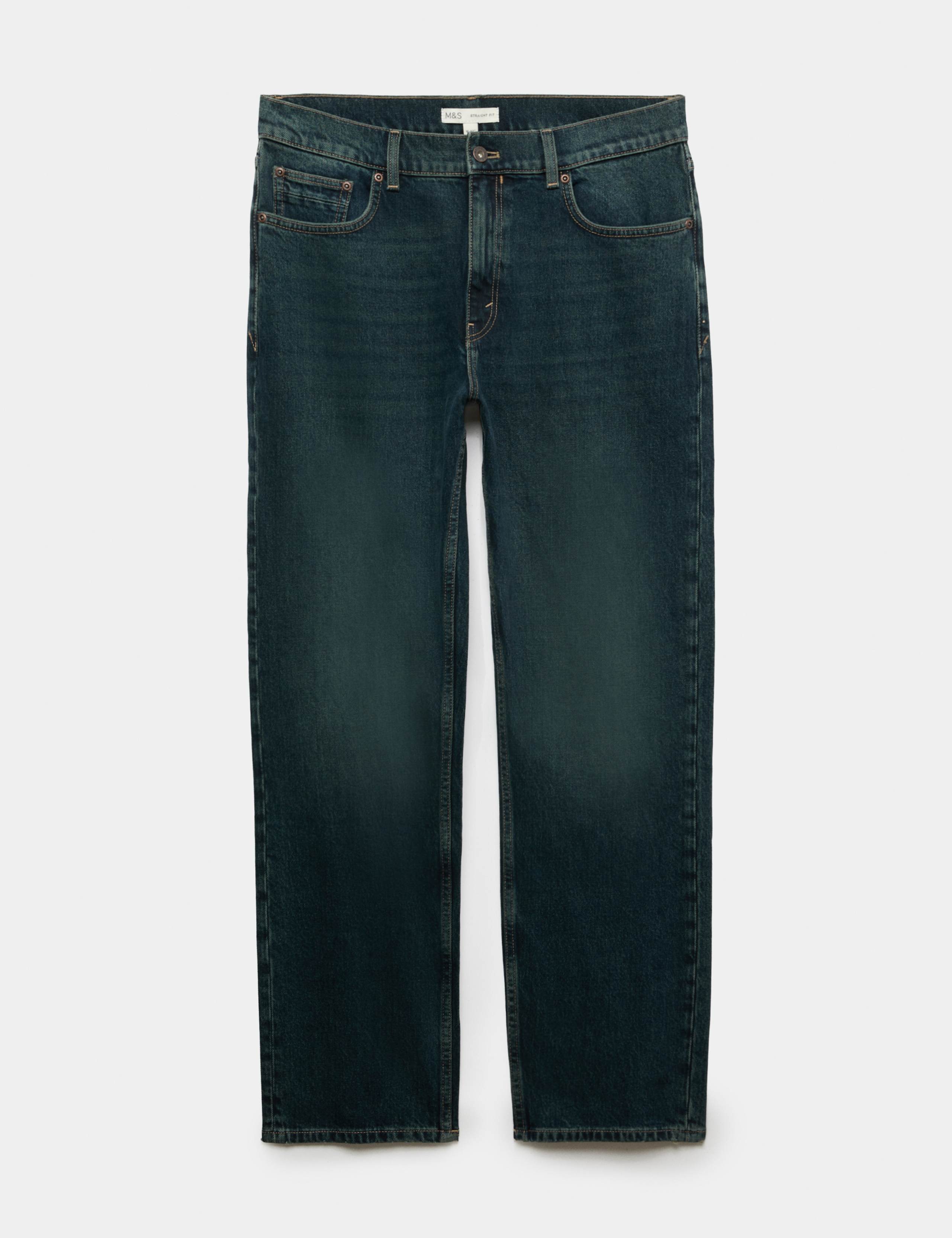 Straight Fit Authentic Stretch Jeans