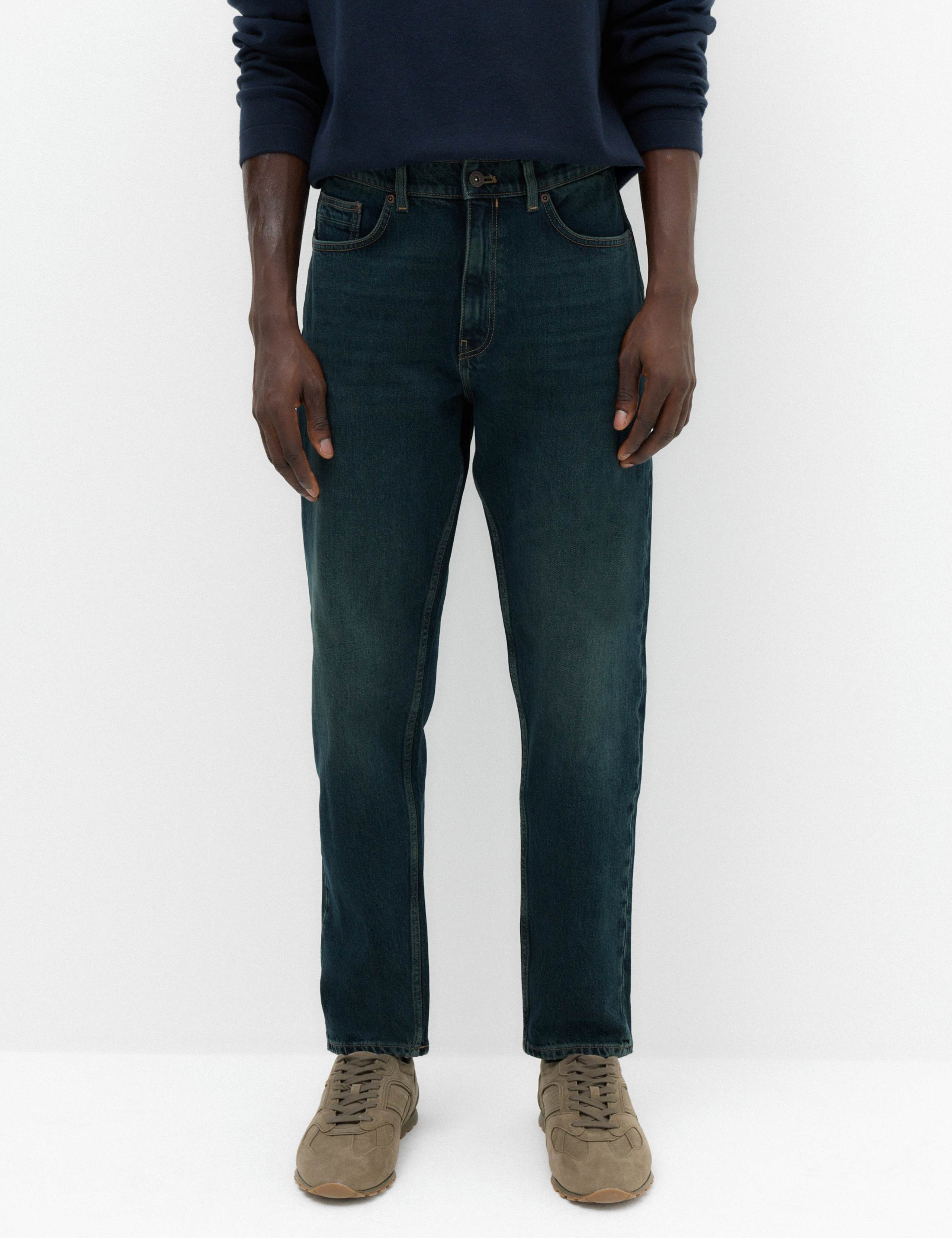 Authentic Tapered Fit Stretch Jeans