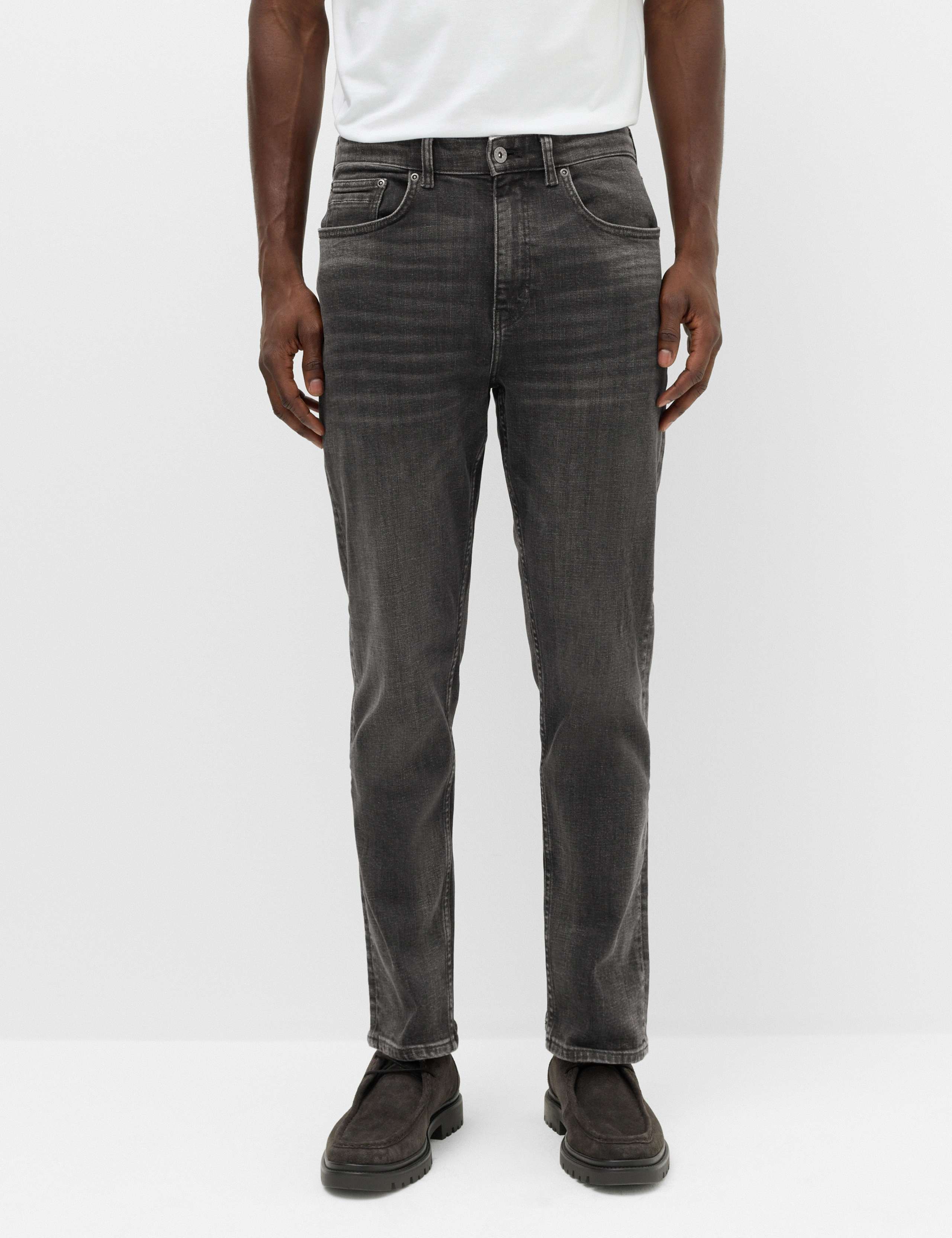 Authentic Tapered Fit Stretch Jeans