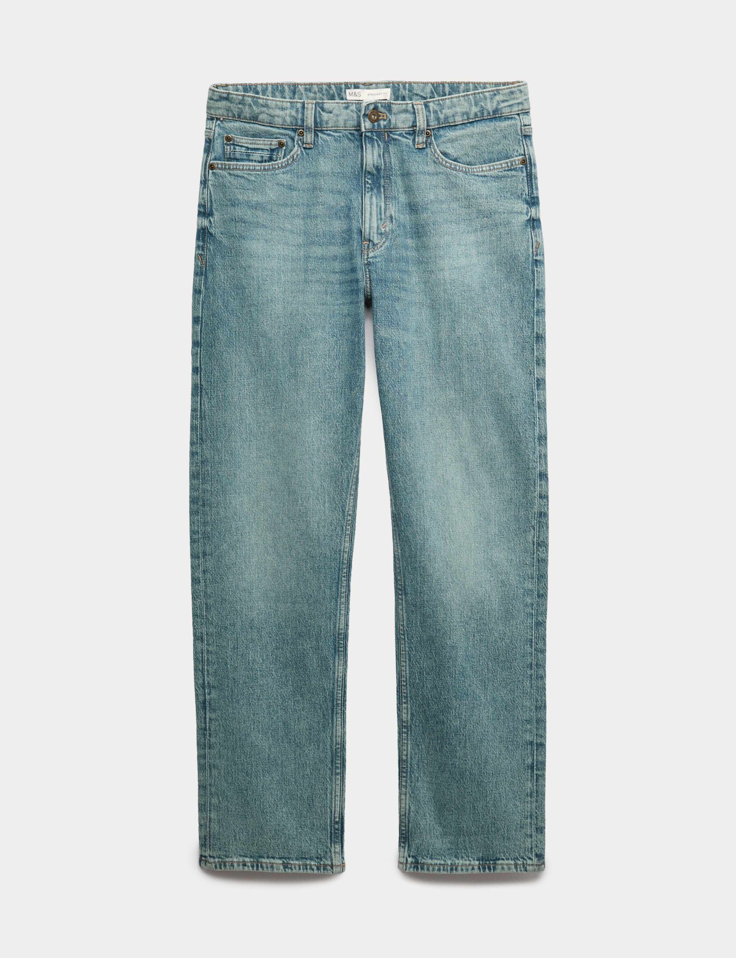 Straight Fit Stretch Jeans