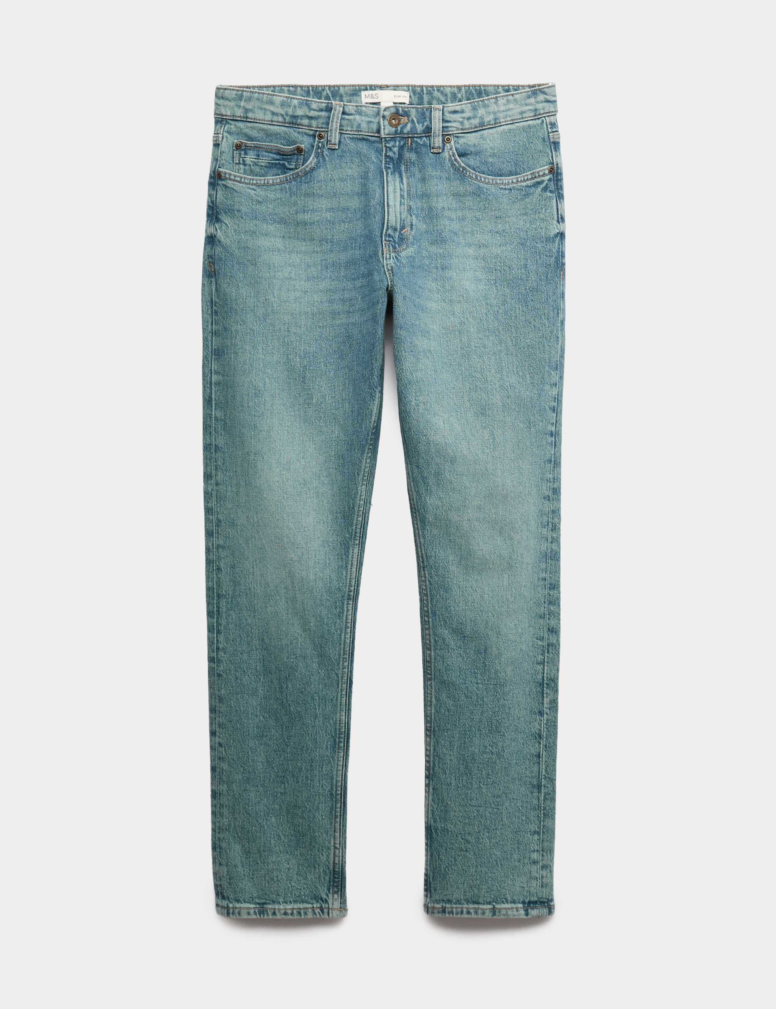 Slim Fit 5 Pocket Stretch Jeans