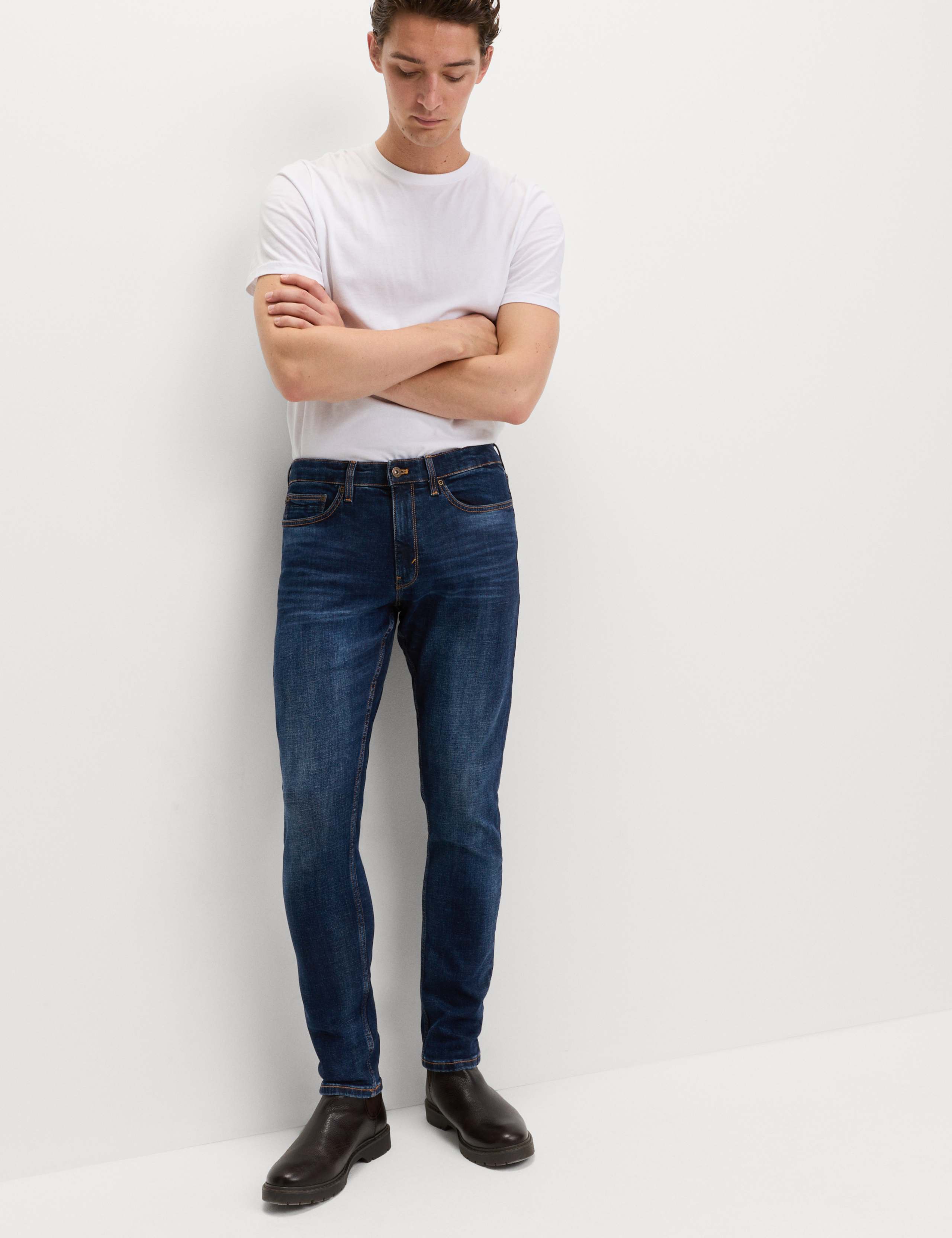 Slim Fit 5 Pocket Stretch Jeans
