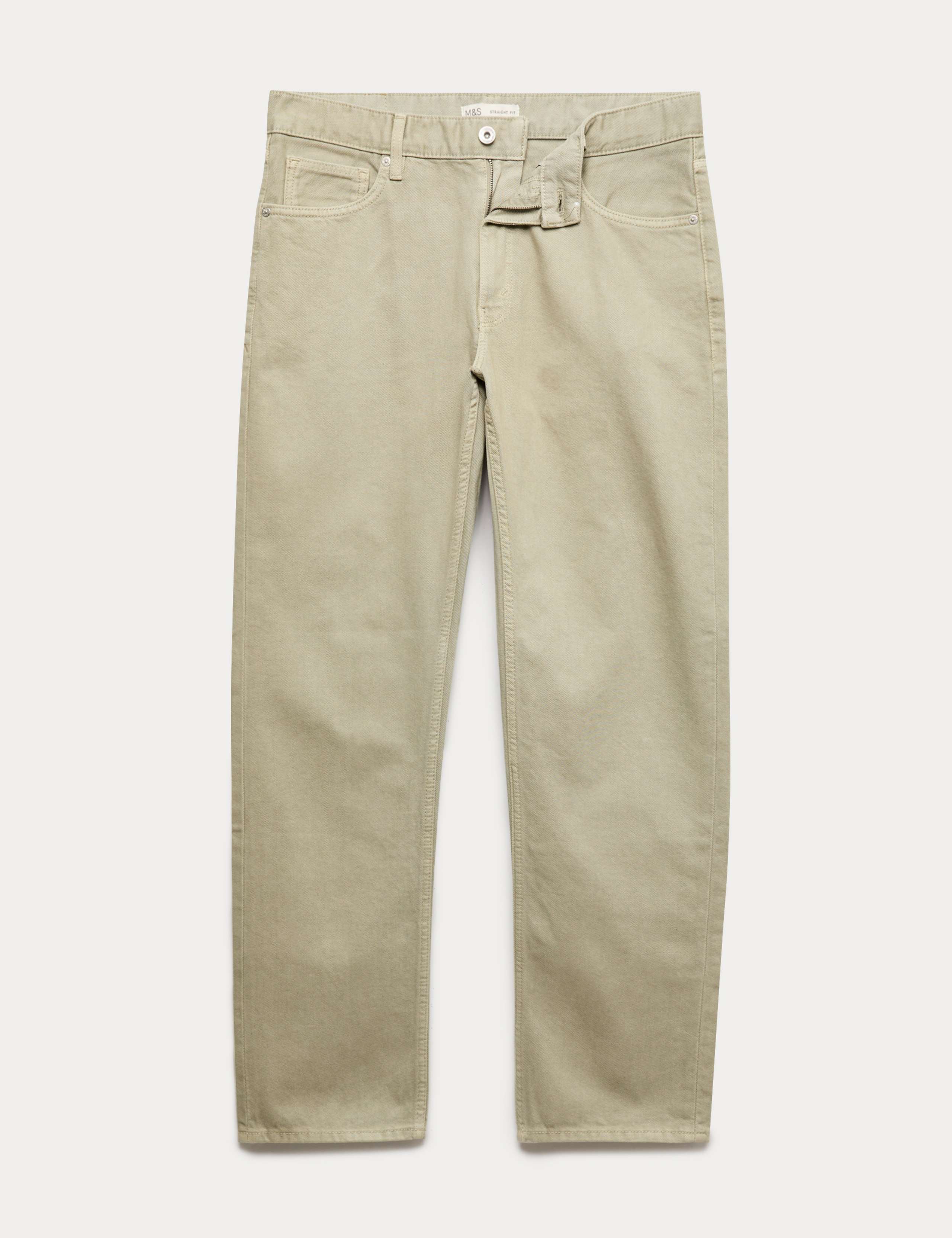 Straight Fit Rigid Denim Jeans