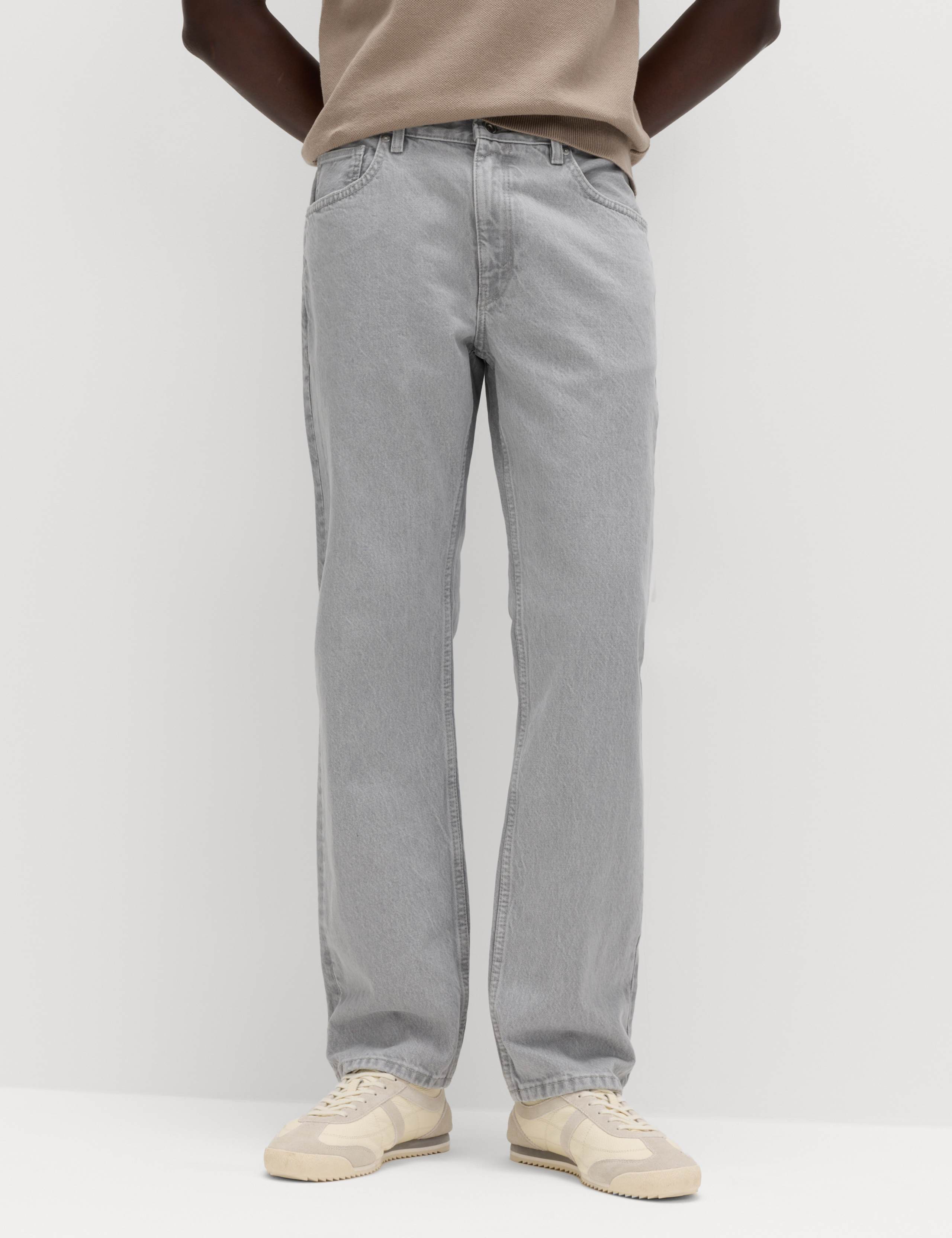 Straight Fit Rigid Denim Jeans