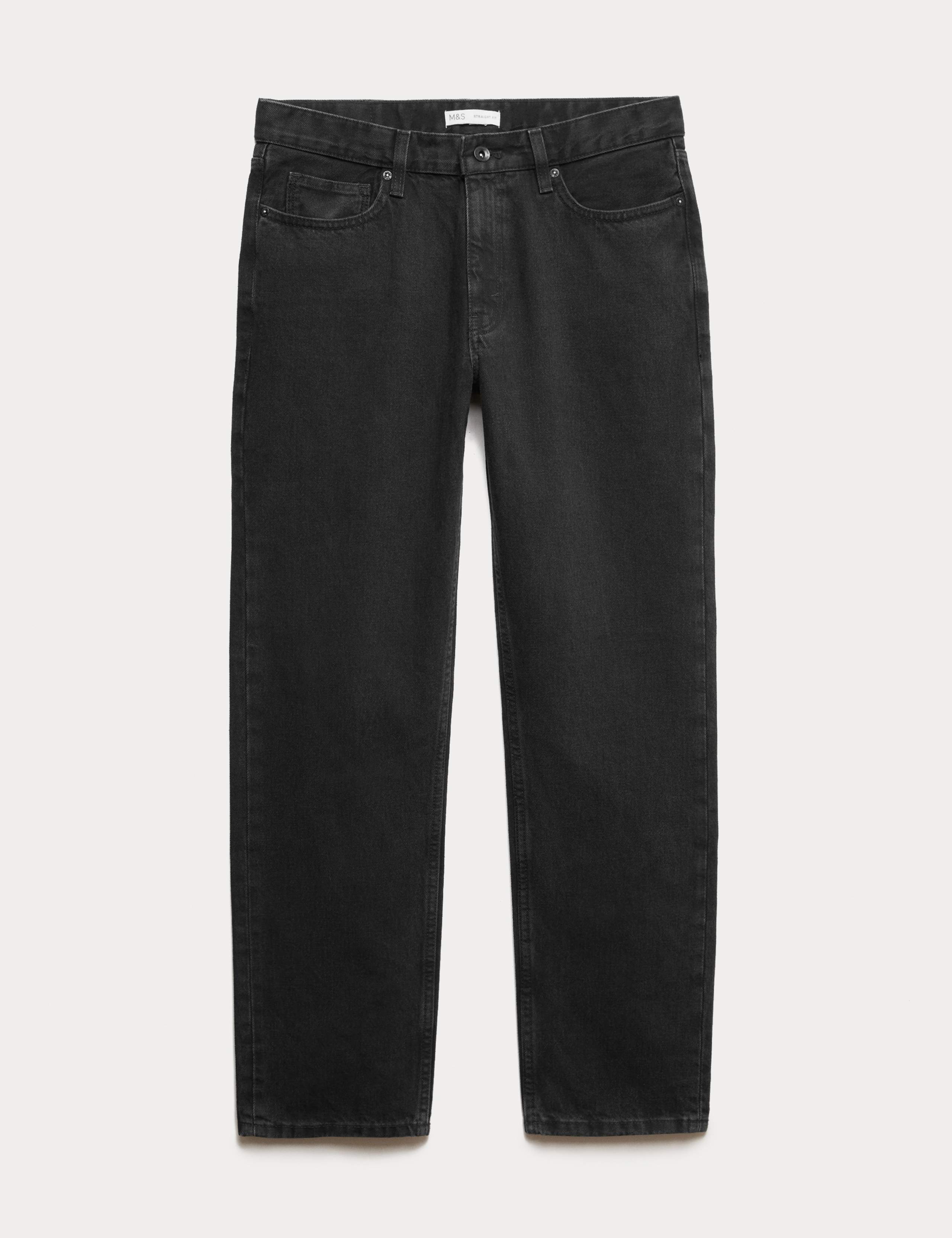 Straight Fit Rigid Denim Jeans