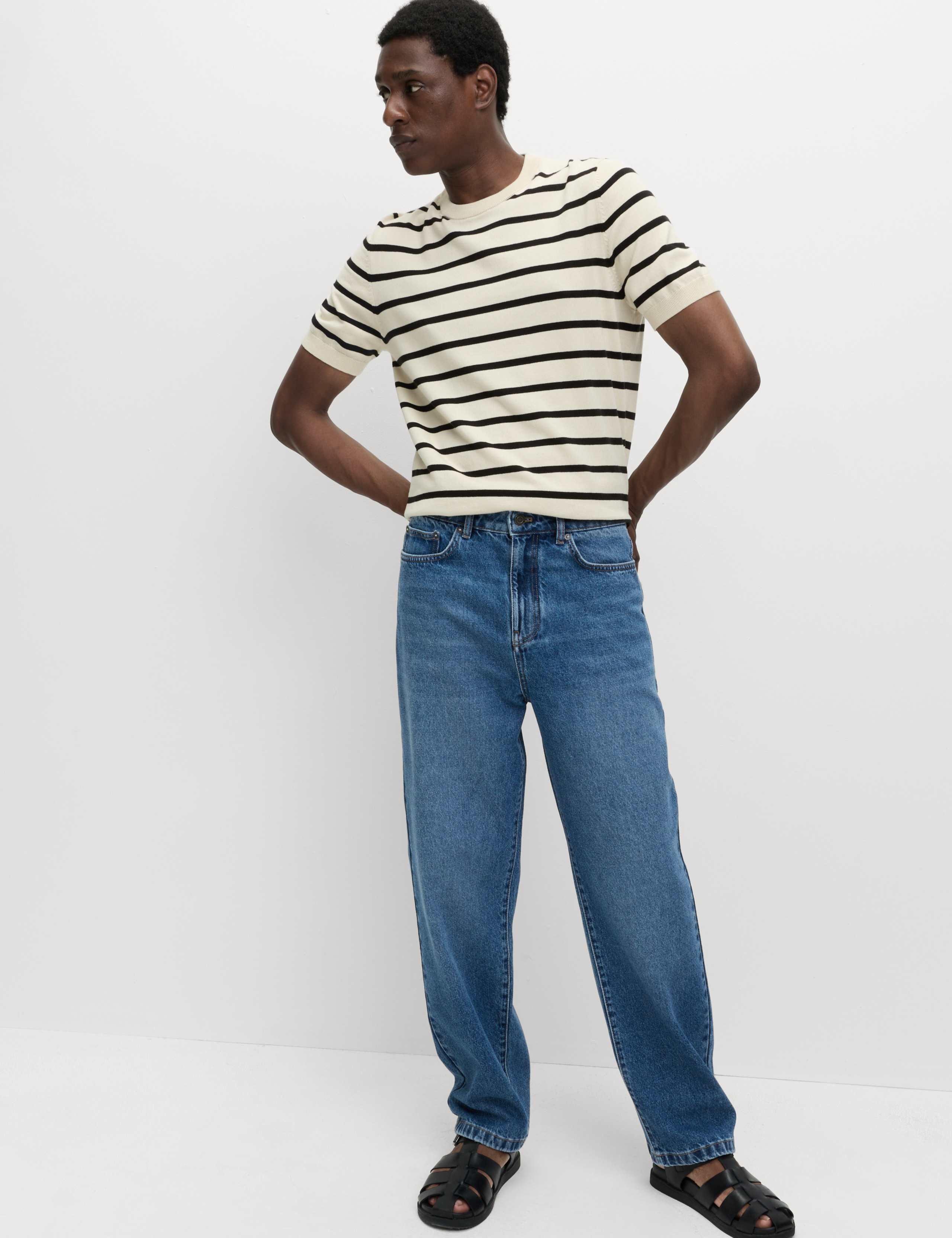 Loose Fit Denim Jeans