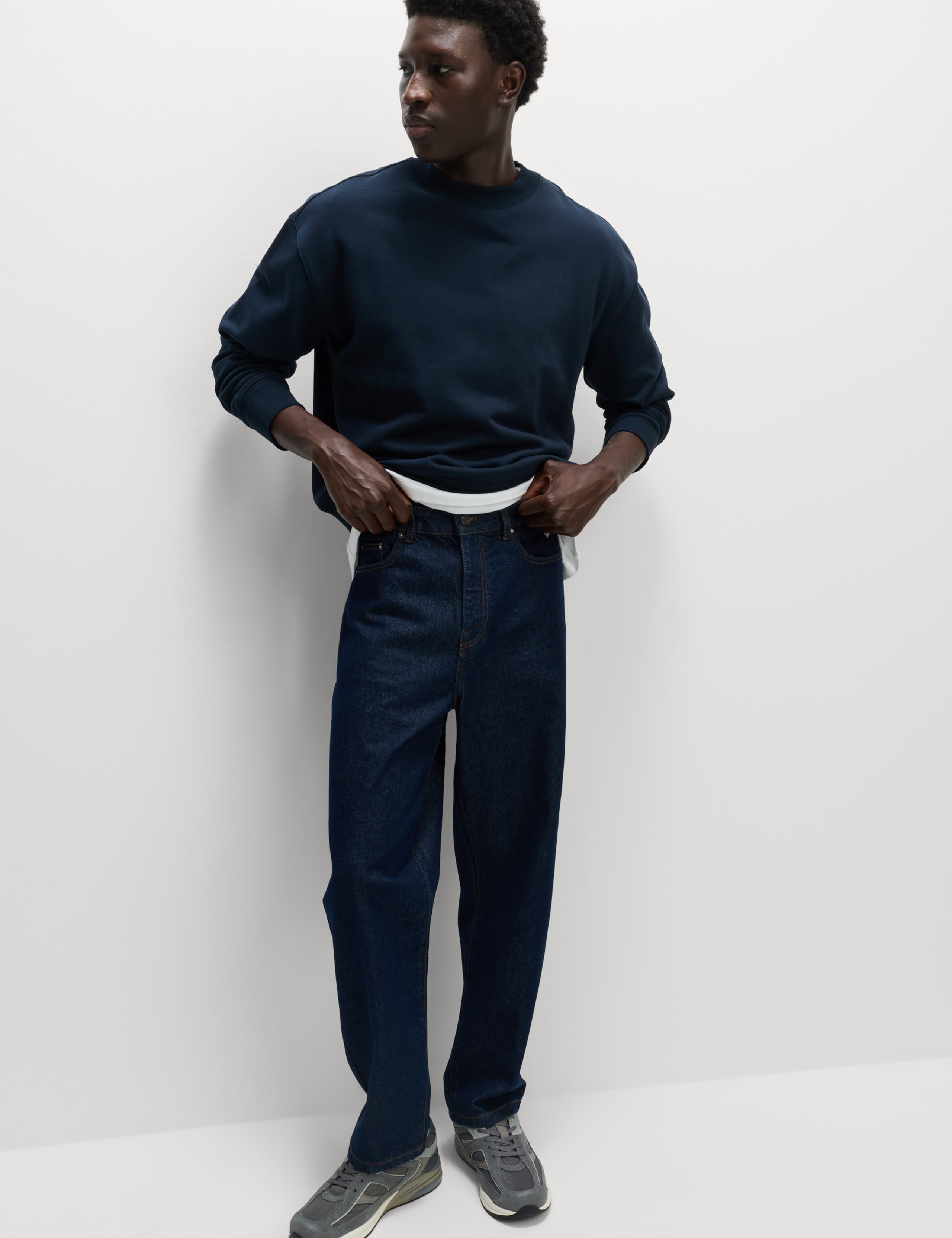 Loose Fit Denim Jeans