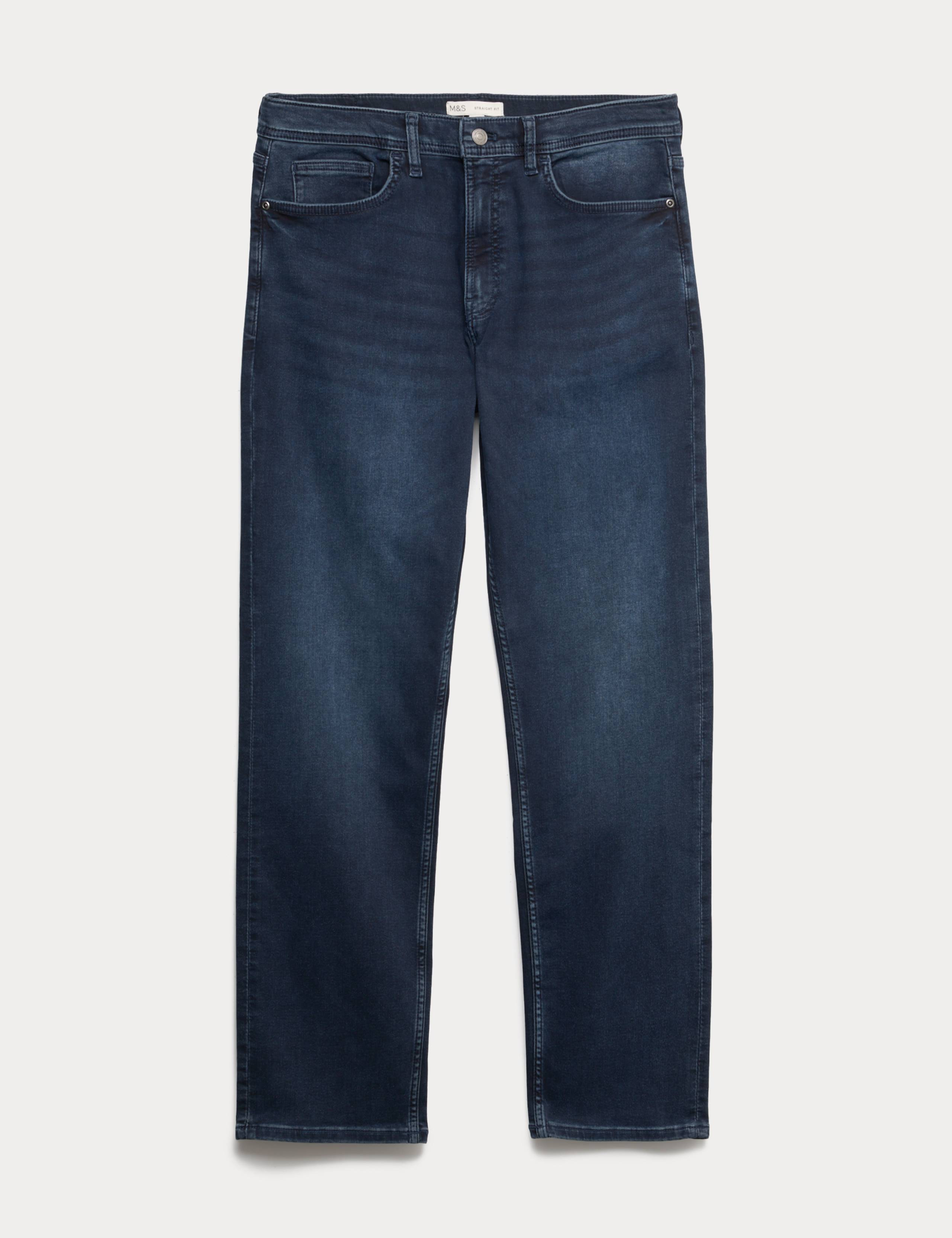 Straight Fit Comfort Stretch Jeans