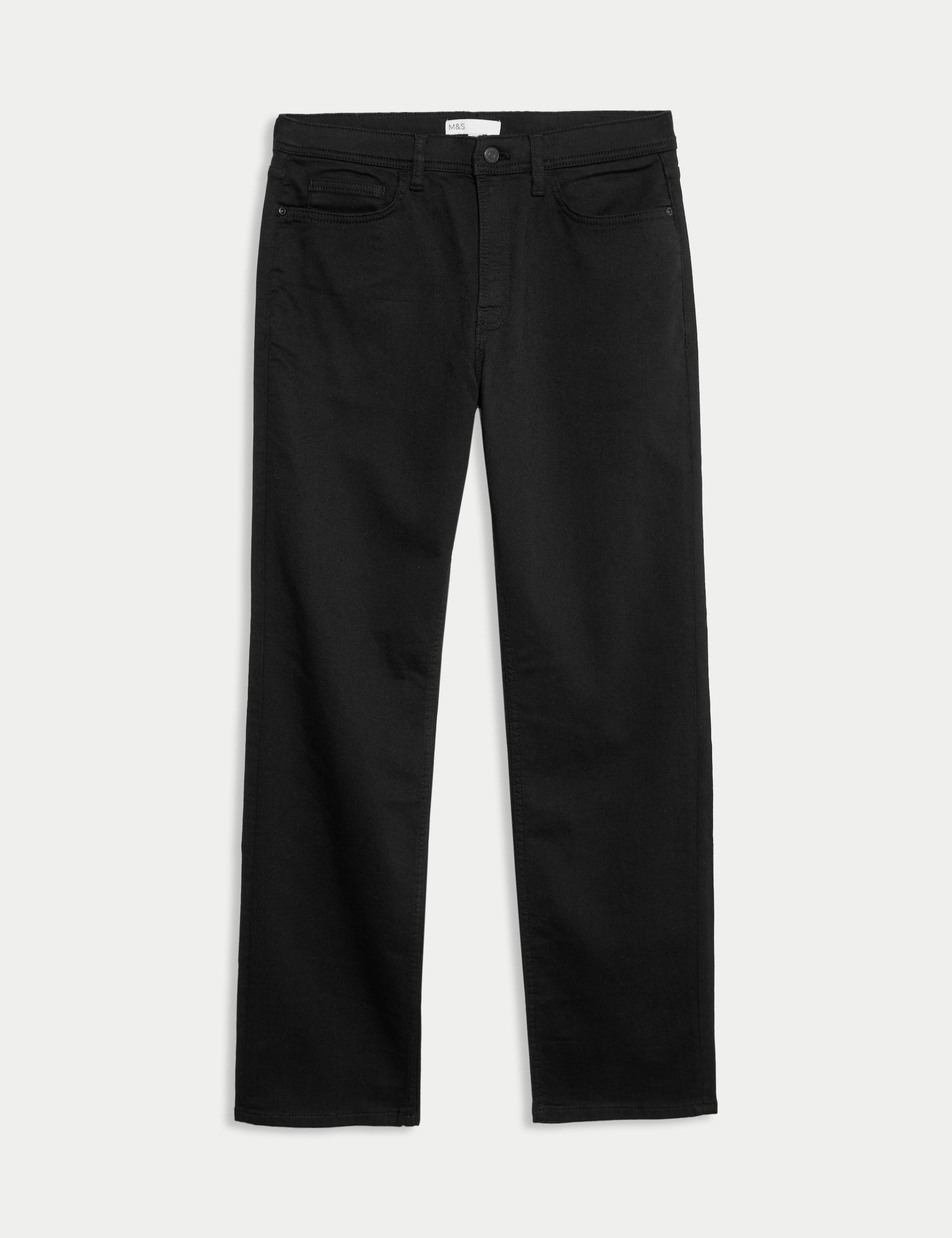 Straight Fit Comfort Stretch Jeans