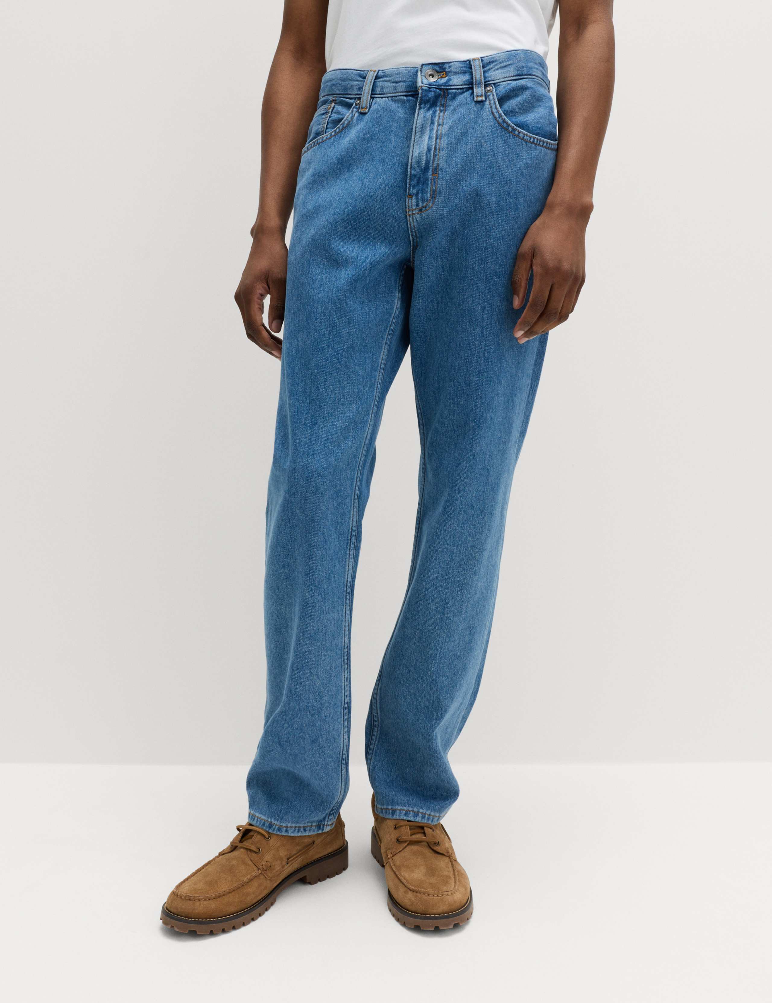 Straight Fit Lightweight Soft Touch Jeans