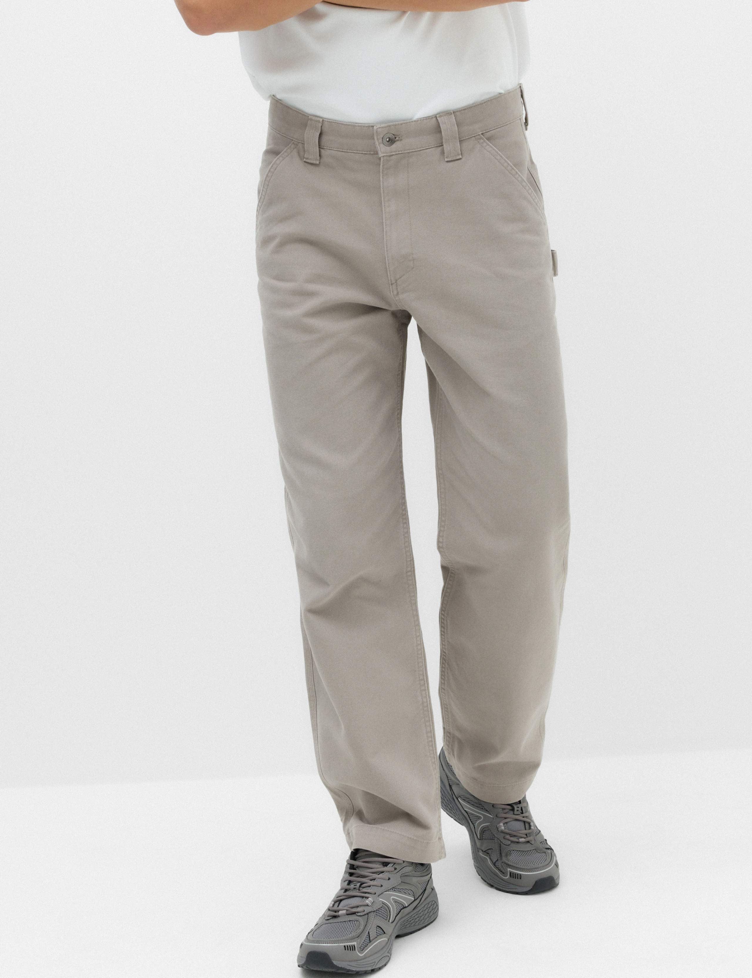 Loose Fit Pure Cotton Utility Trousers