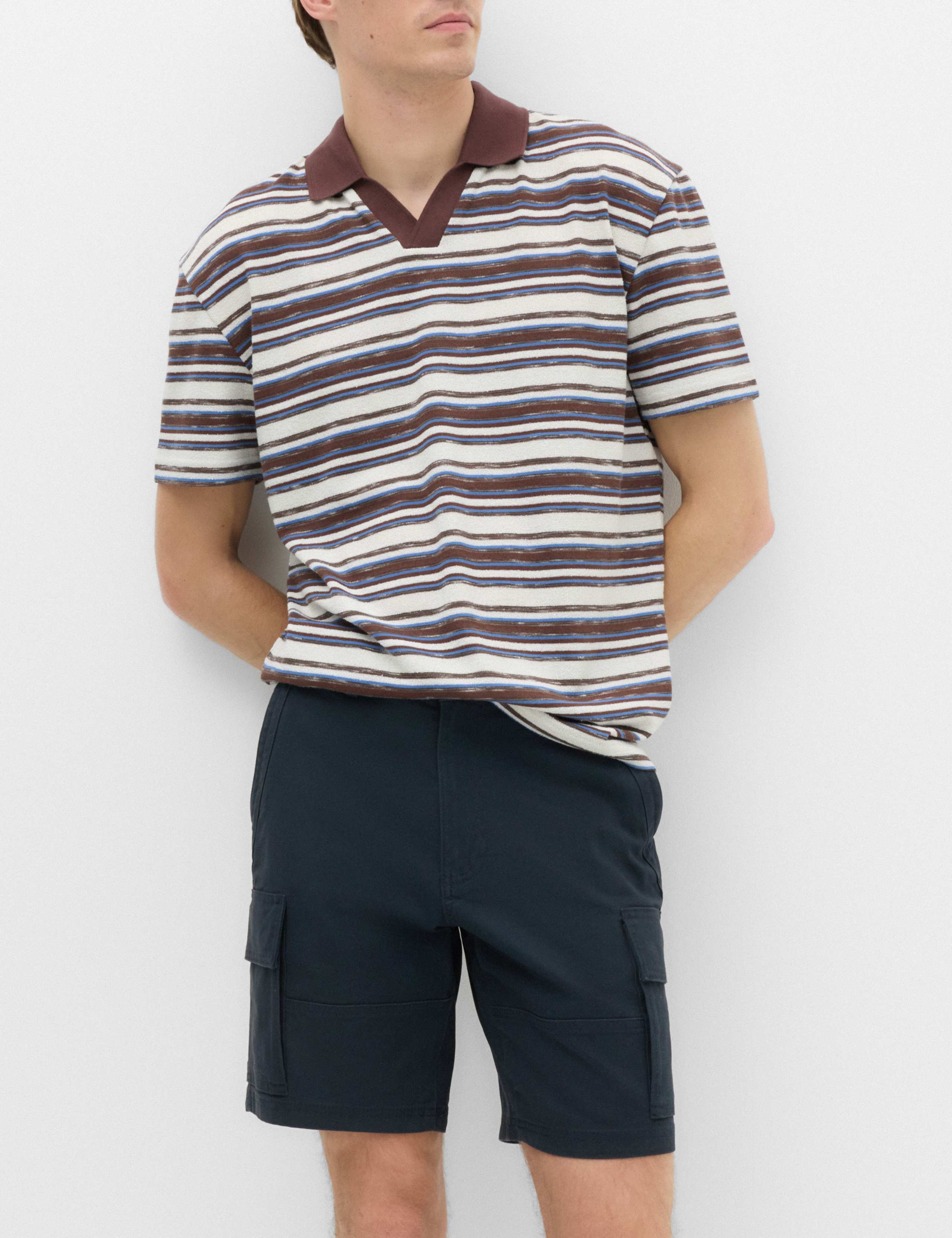 Straight Fit Stretch Cargo Short