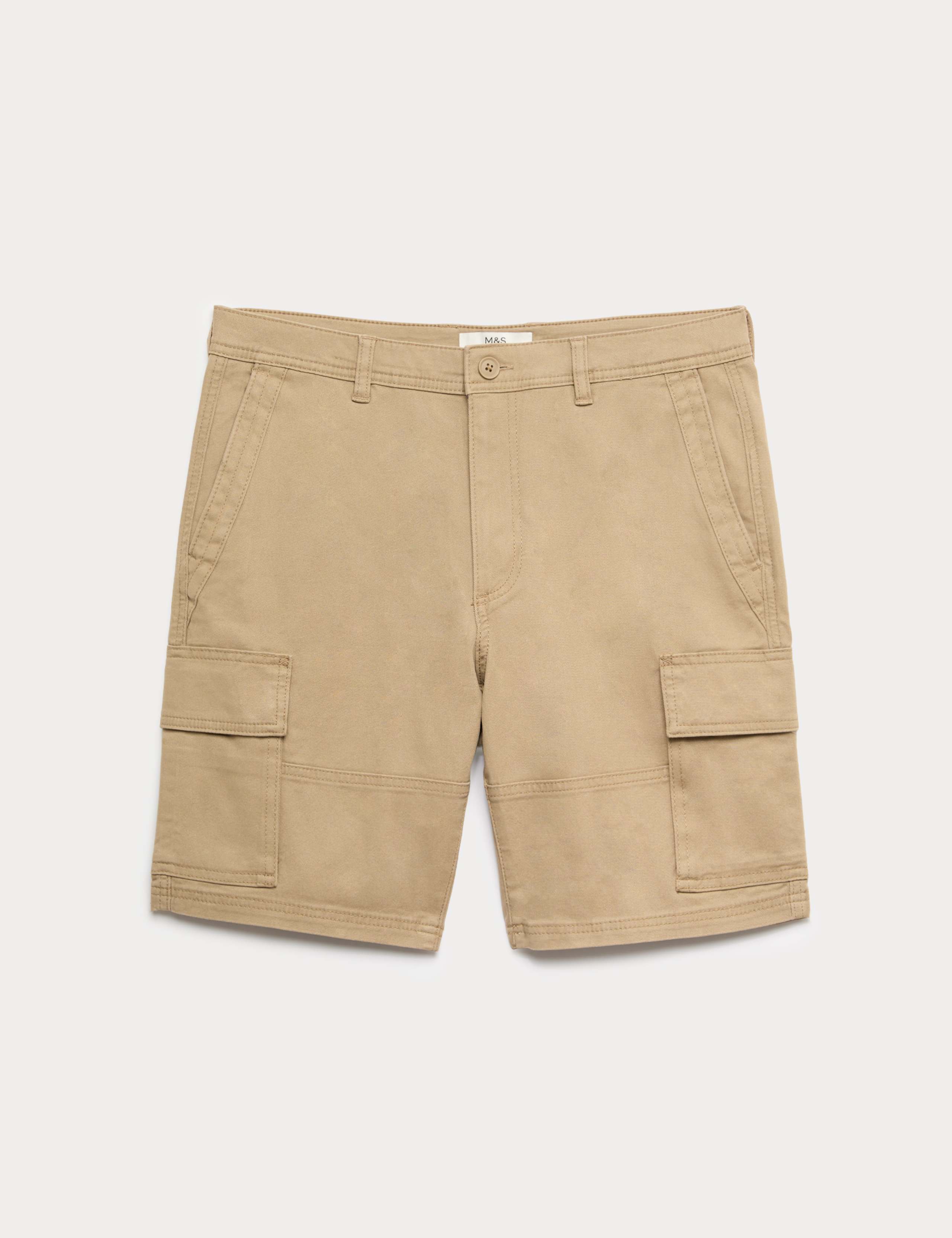 Straight Fit Stretch Cargo Short