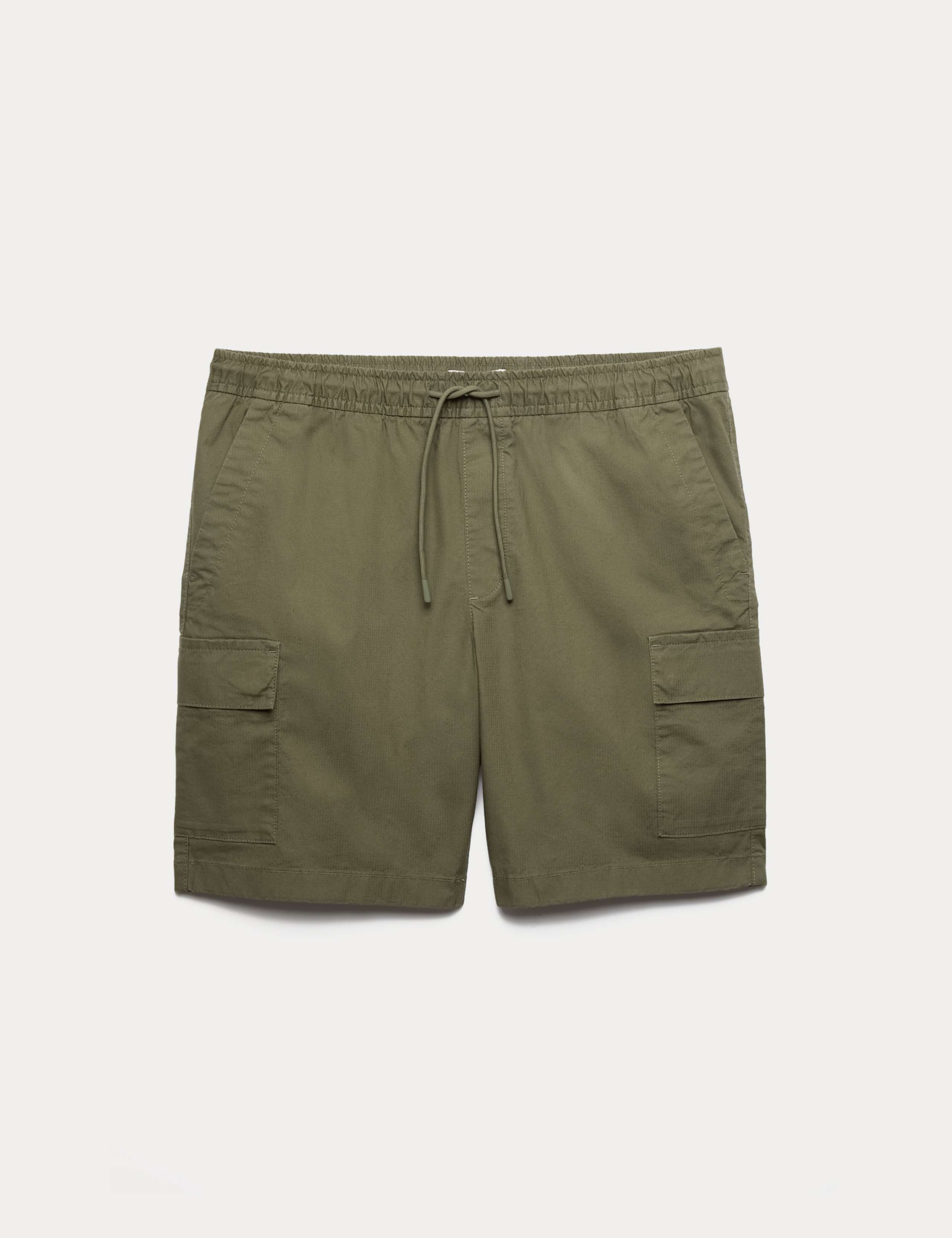 Elasticated Waist Ripstop Cargo Shorts