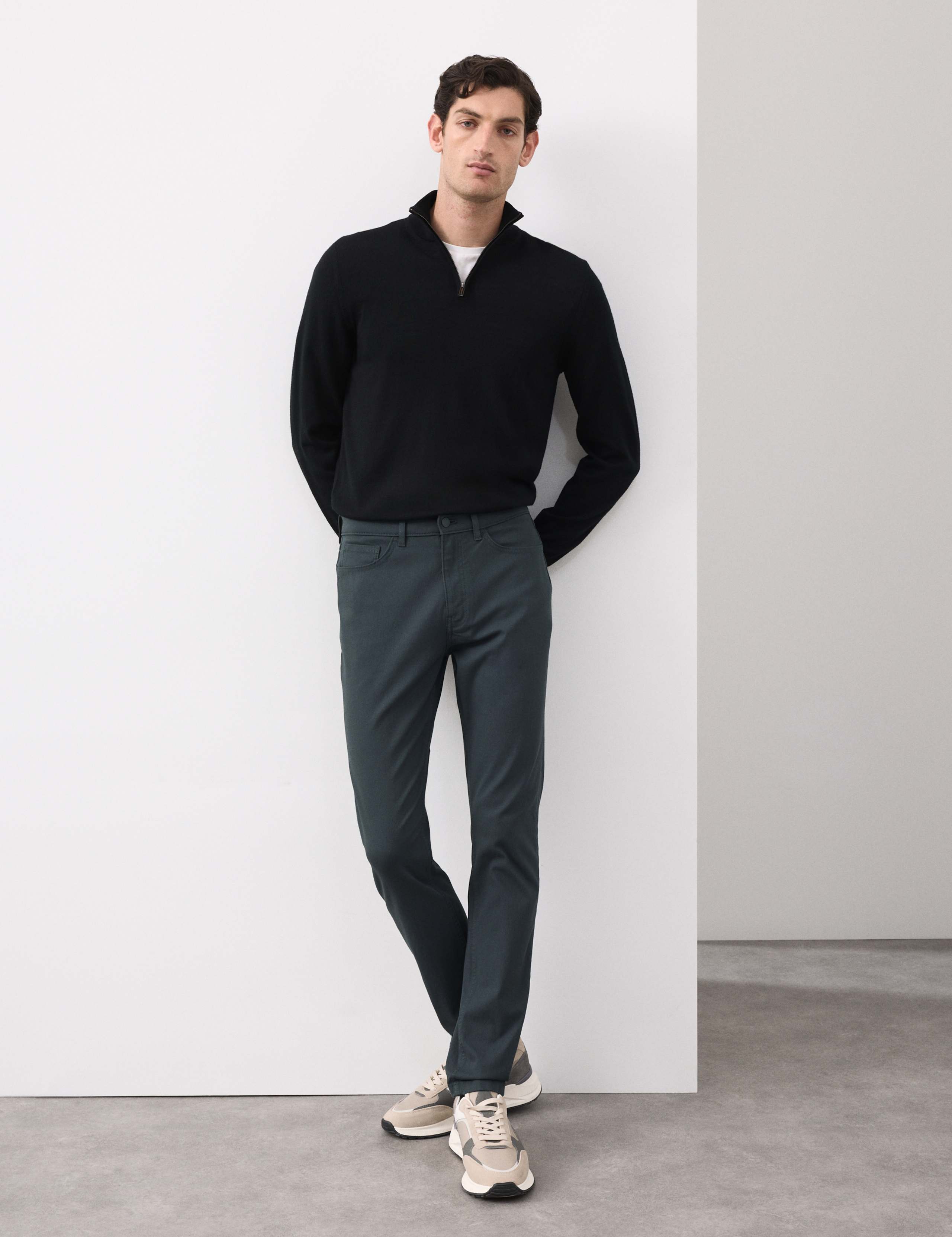 Cotton Rich Twill Performance Trousers