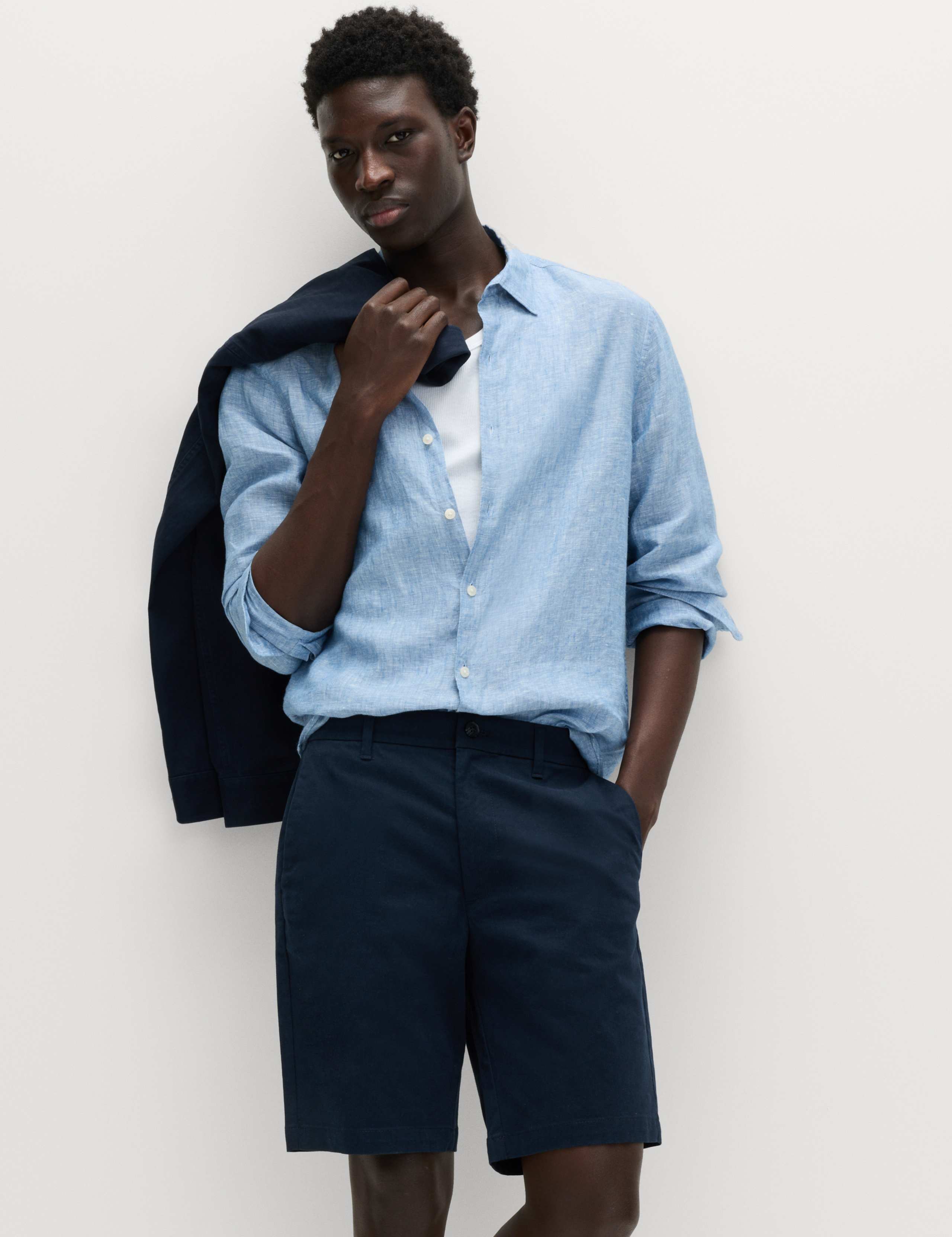 Regular Fit Stretch Chino Shorts