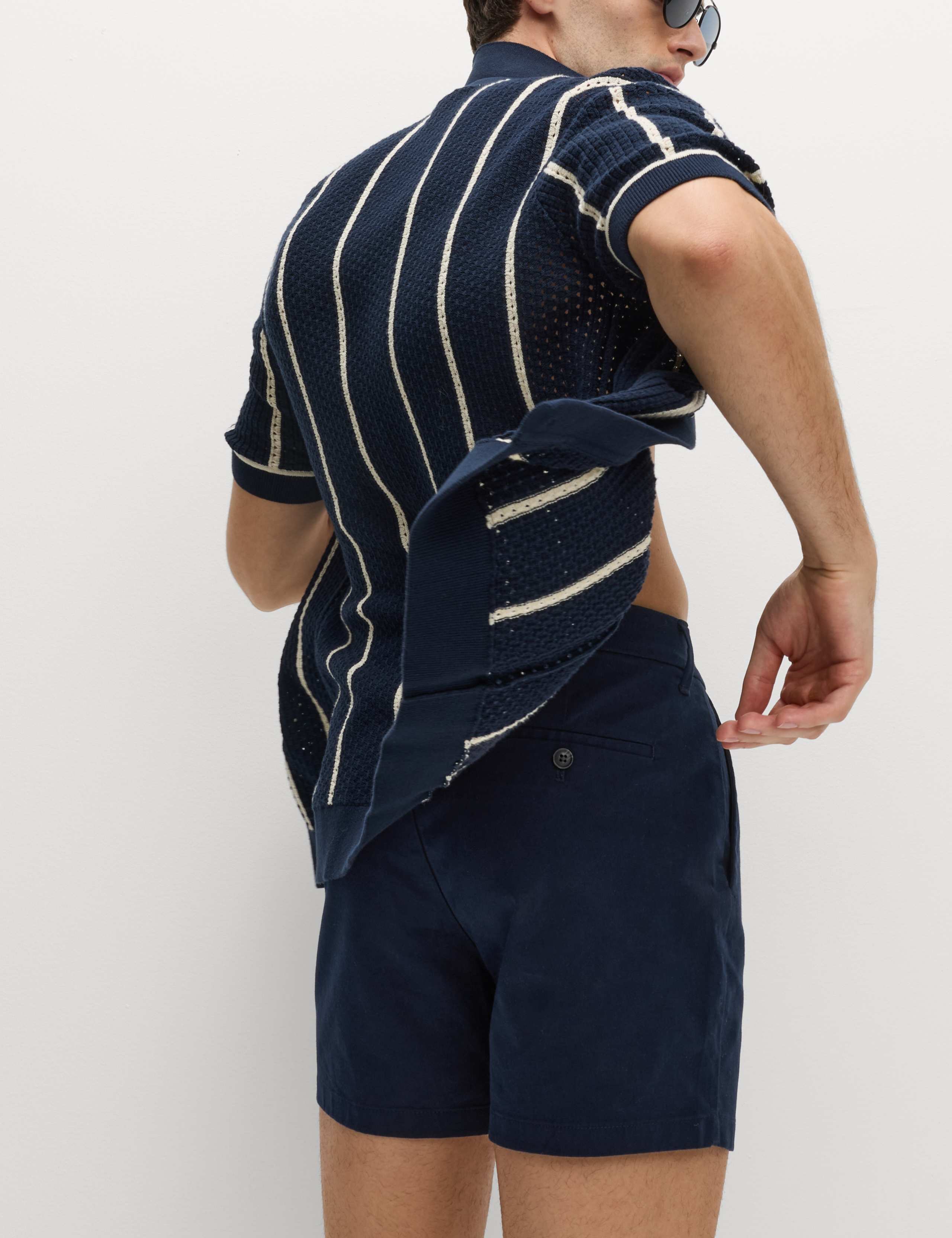 Regular Fit Stretch Chino Shorts