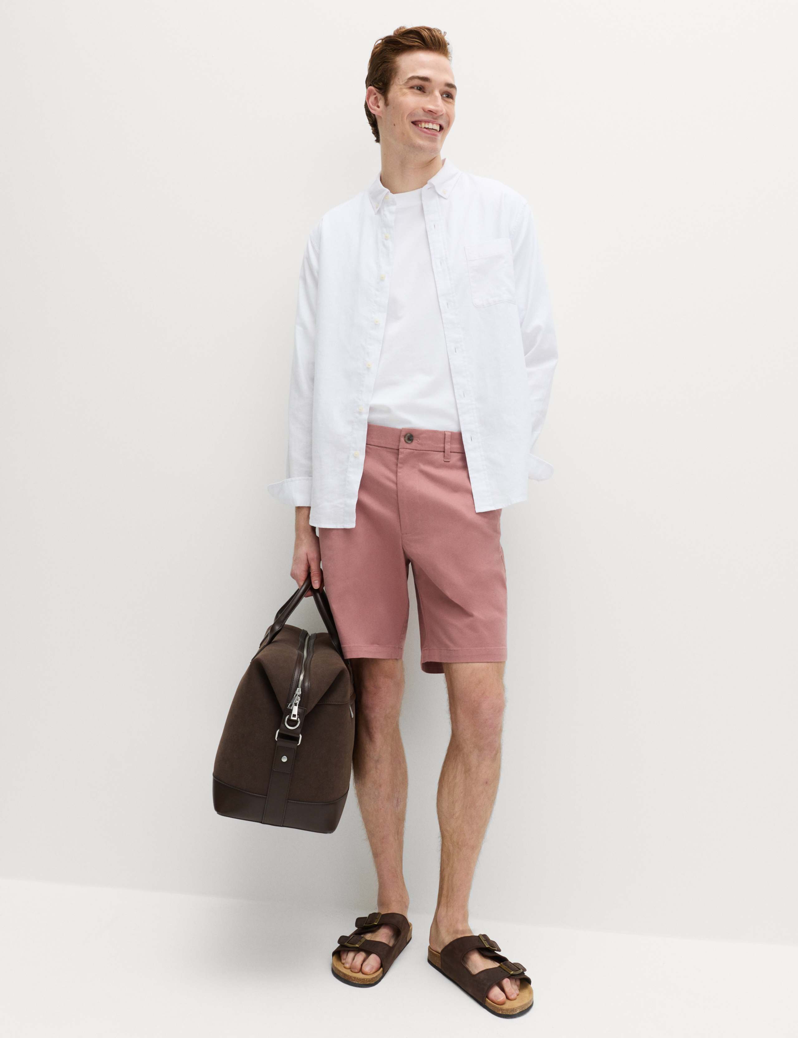 Regular Fit Stretch Chino Shorts