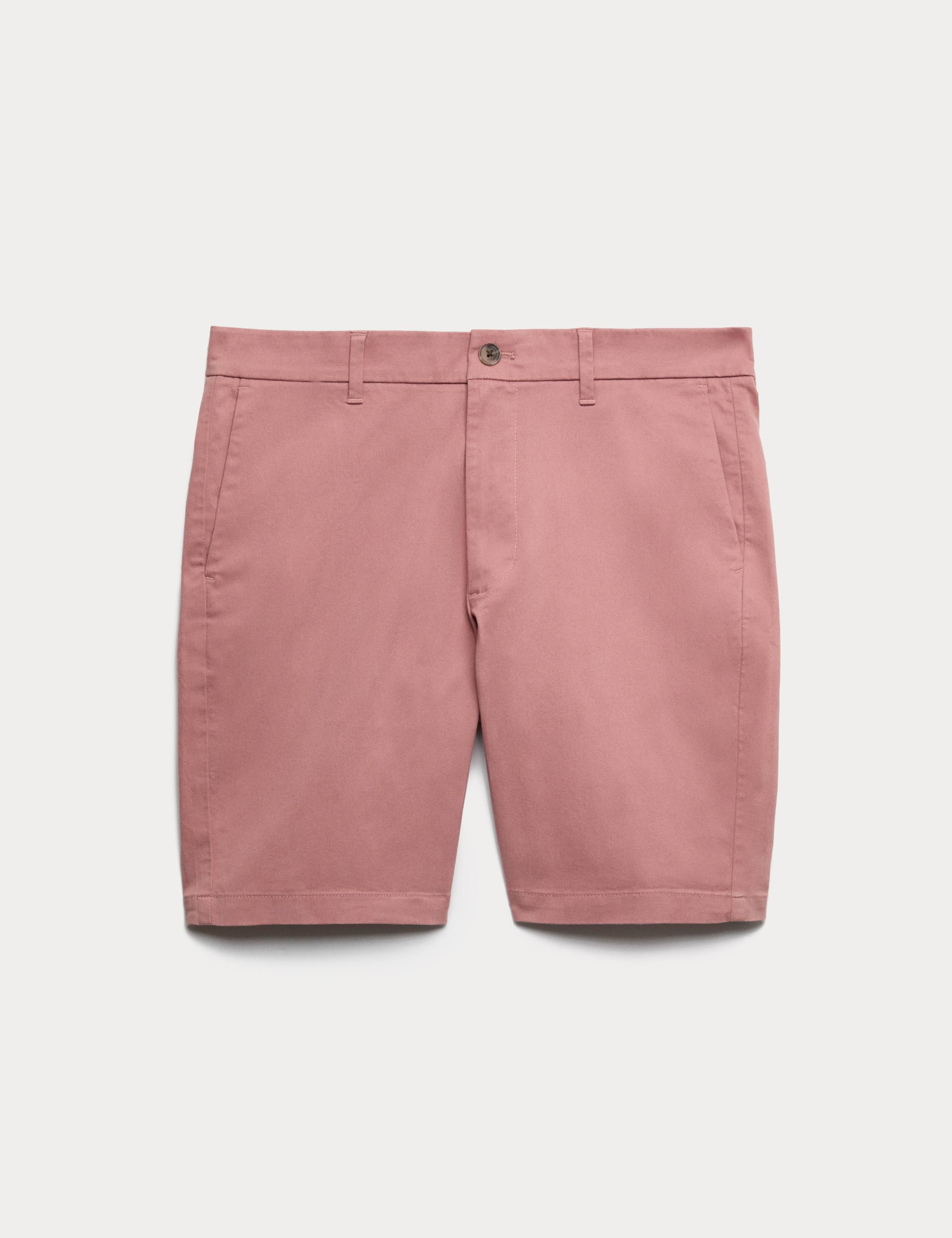 Regular Fit Stretch Chino Shorts