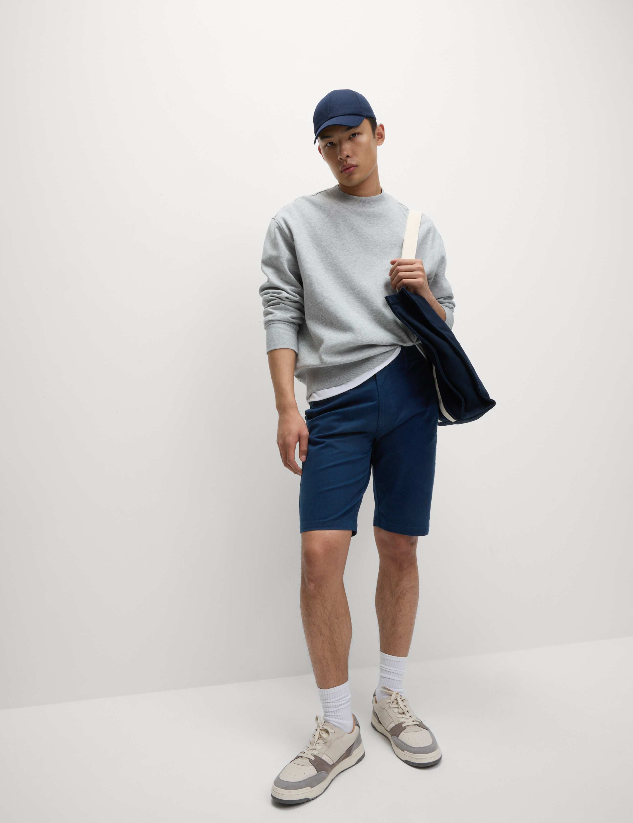 Regular Fit Stretch Chino Shorts