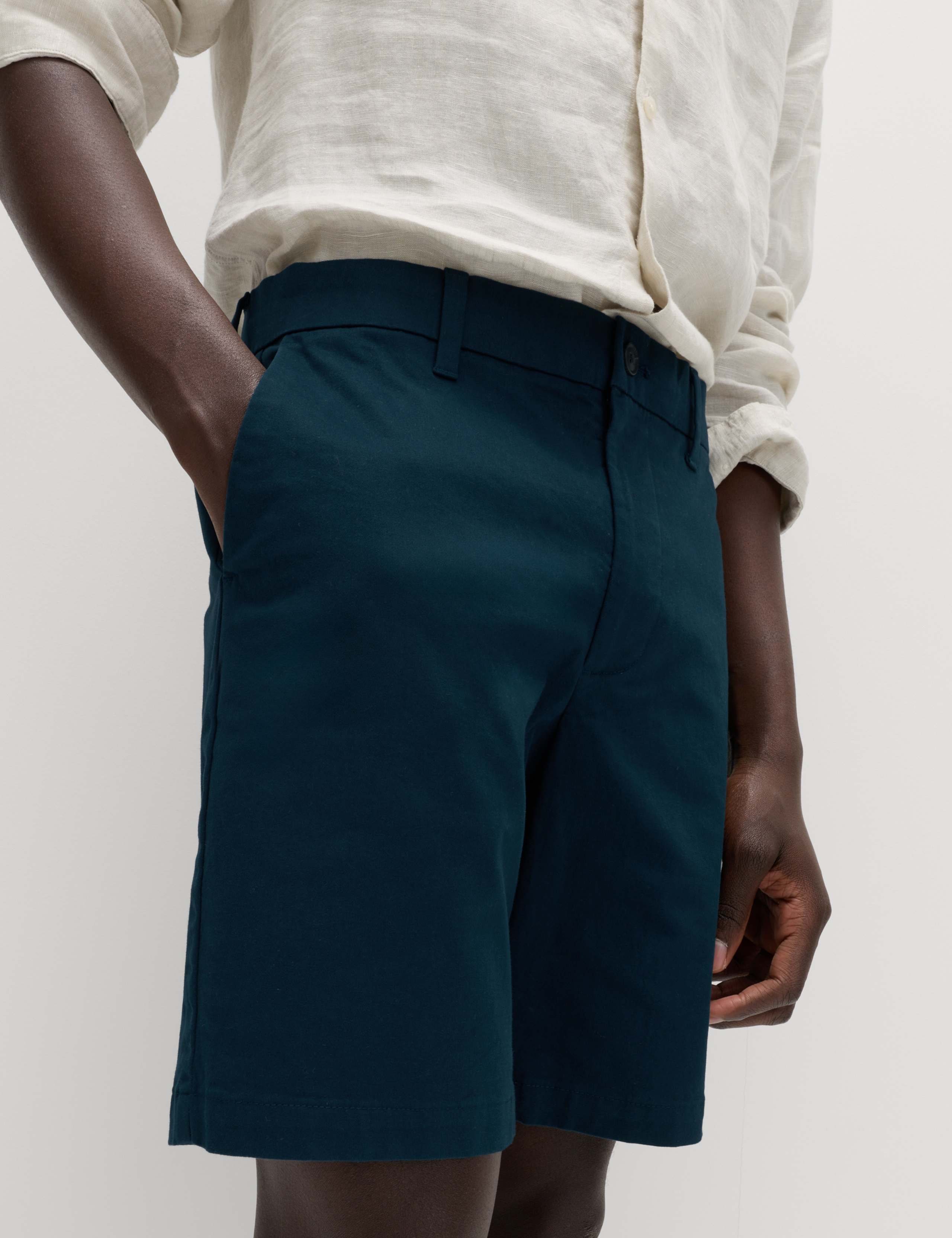 Regular Fit Stretch Chino Shorts