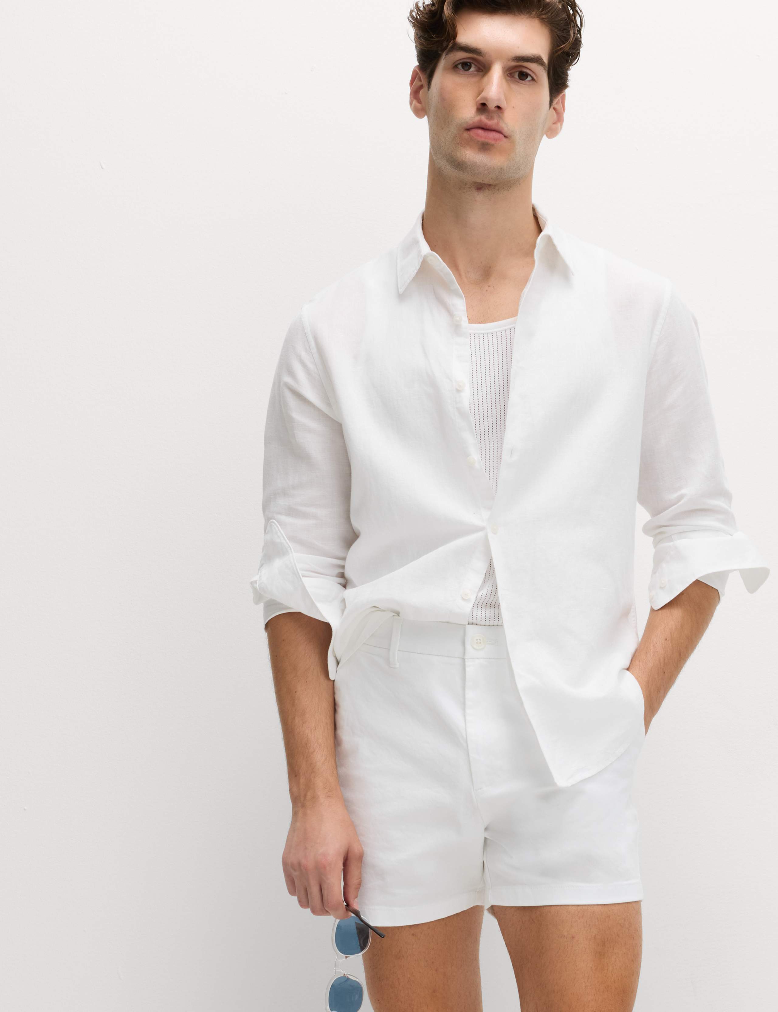 Regular Fit Stretch Chino Shorts
