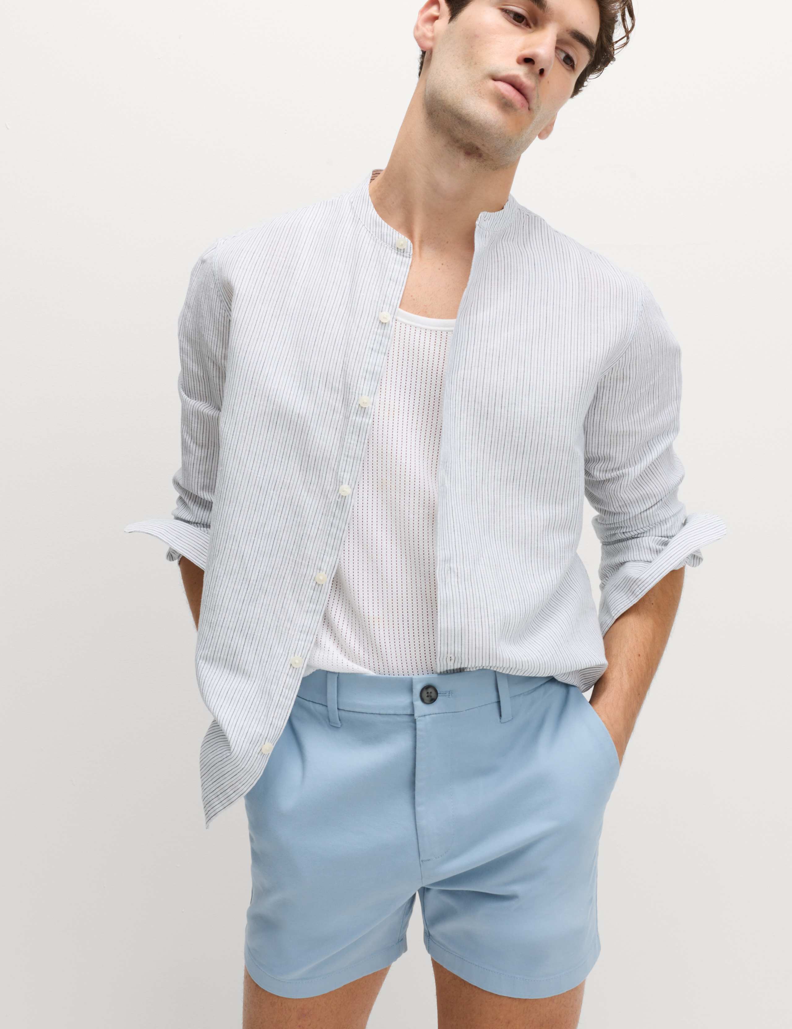 Slim Fit Stretch Chino Shorts
