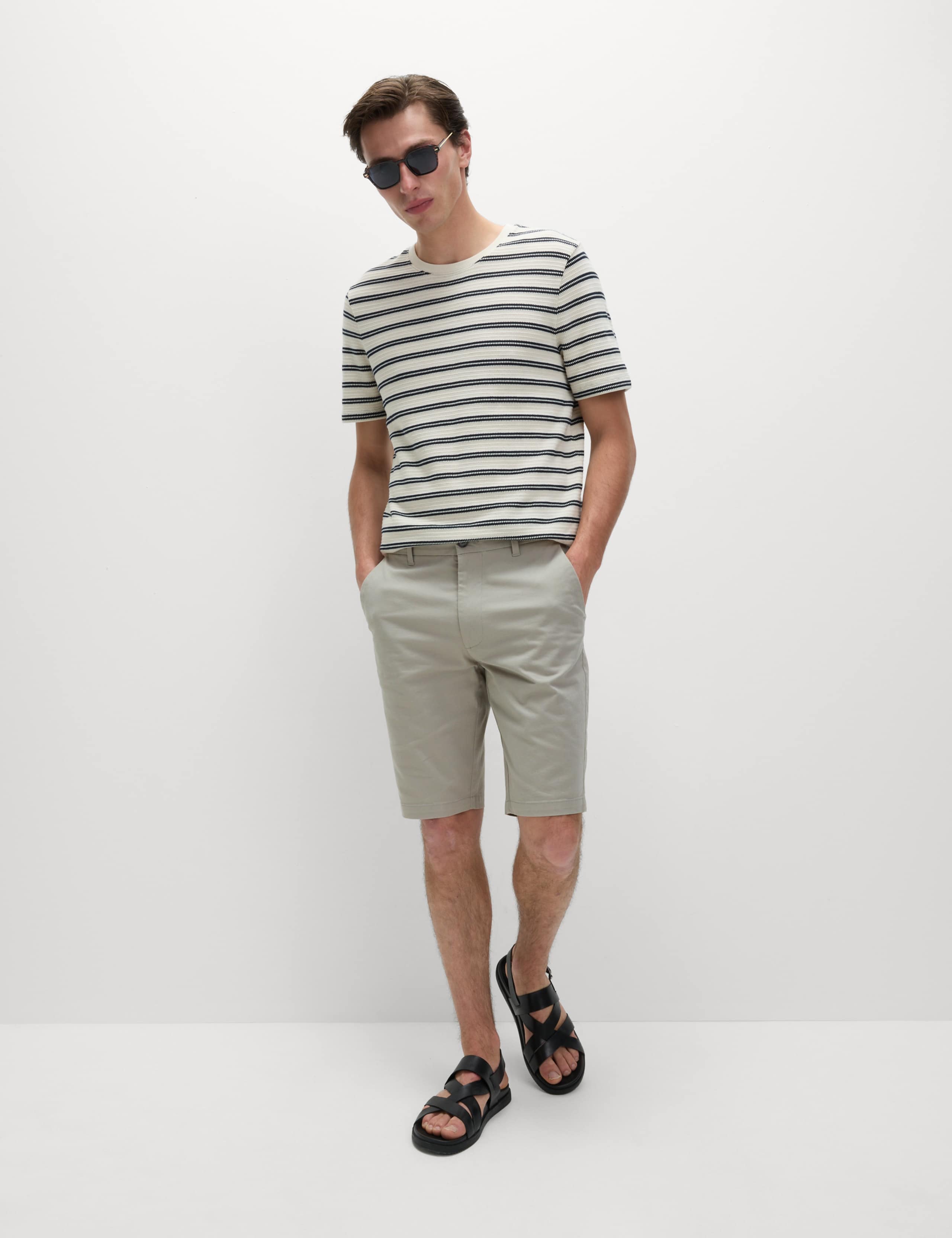 Slim Fit Stretch Chino Shorts