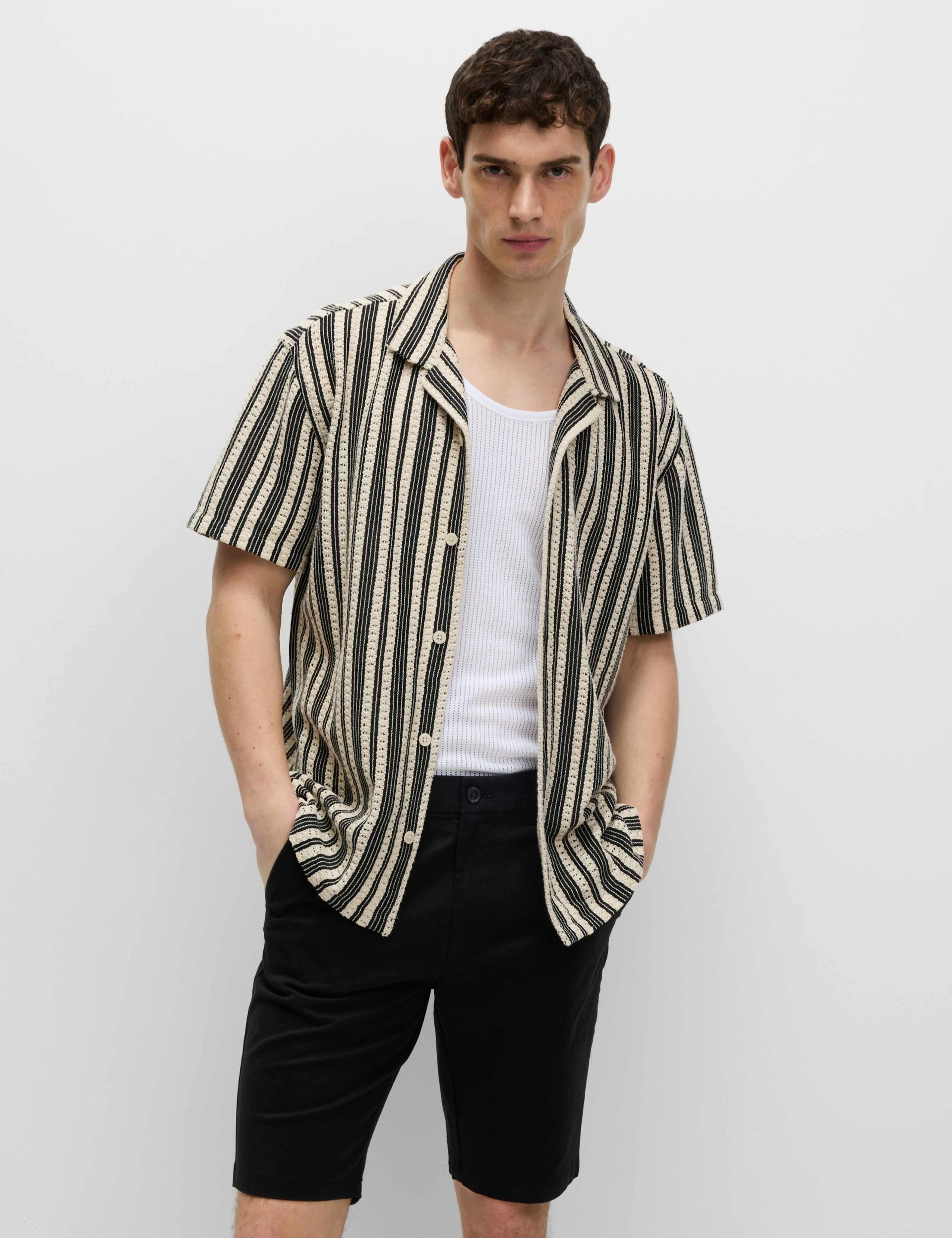 Slim Fit Stretch Chino Shorts