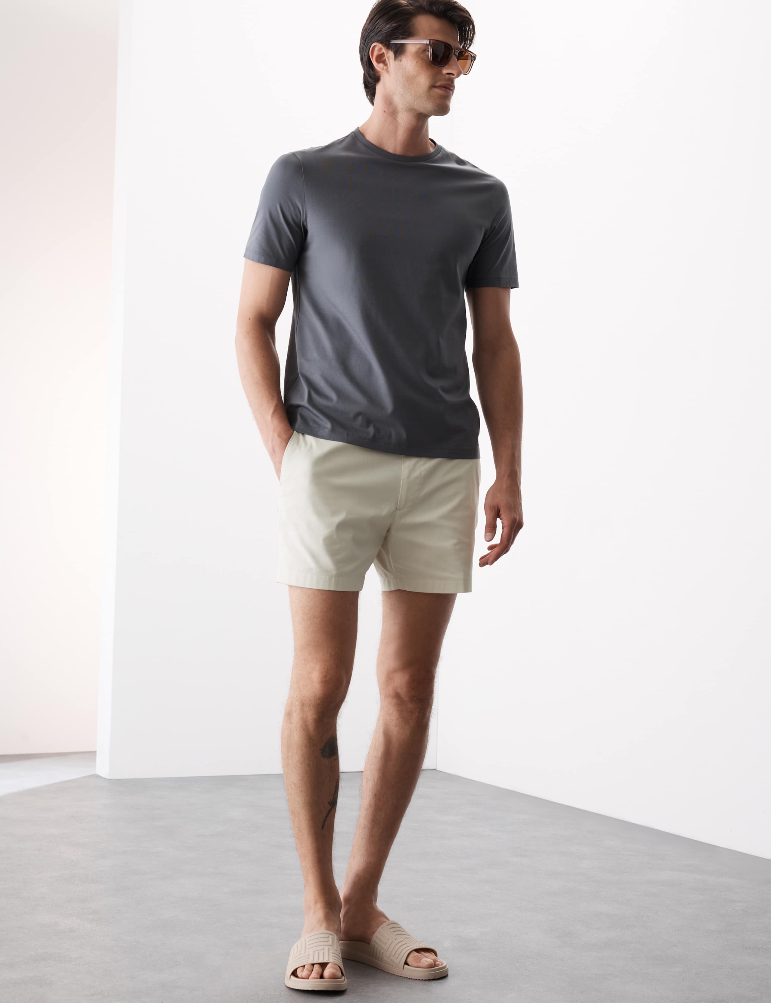 Slim Fit Super Lightweight Chino Shorts